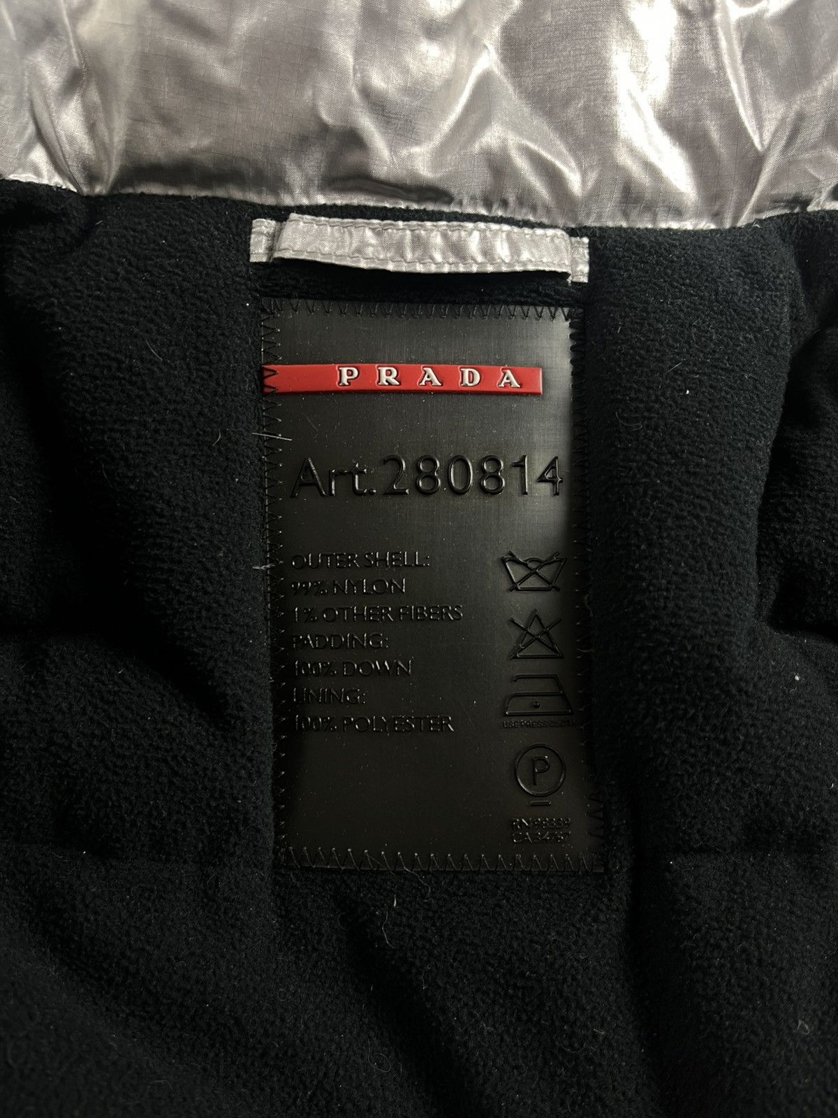 Prada Prada Silver Astro Puffer Jacket FW 2006 Size S / US 4 / IT 40 - 13 Thumbnail