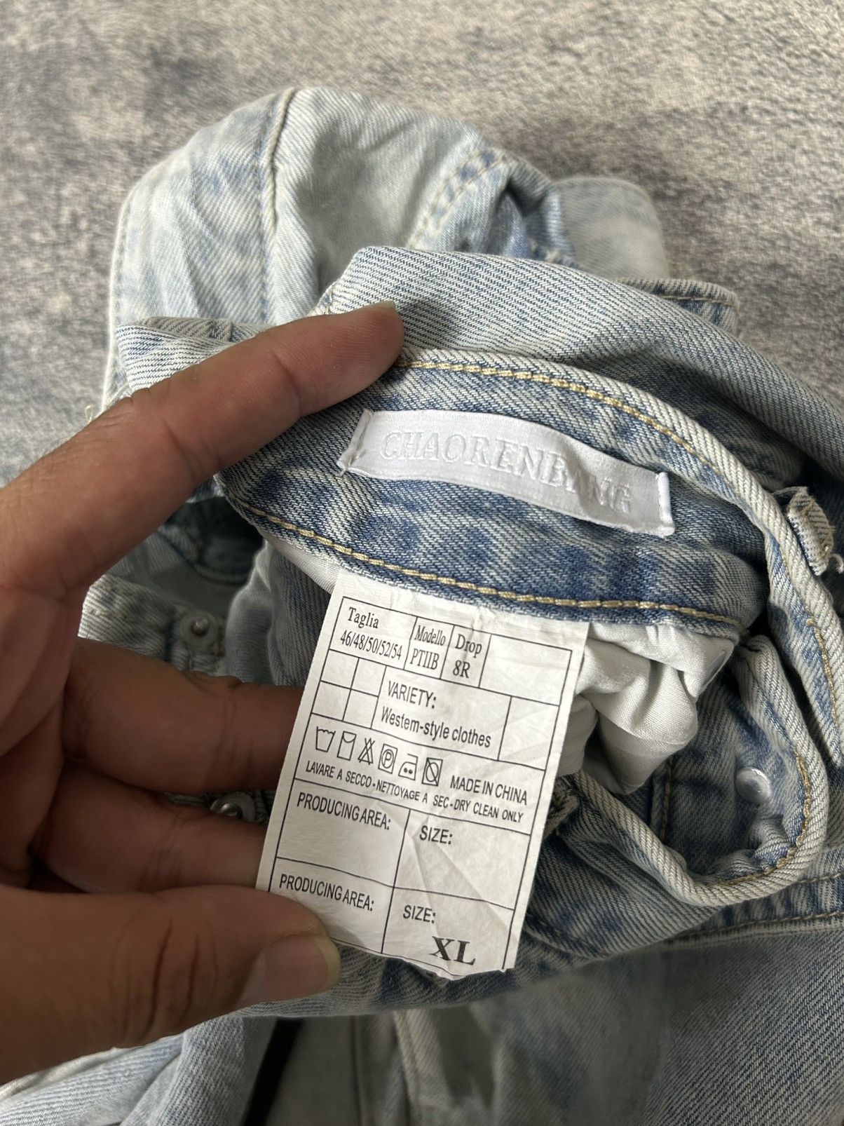 Japanese Brand Y2k Chaorenebang buggy Cargo Multi Pocket Jeans Size US 32 / EU 48 - 8 Thumbnail