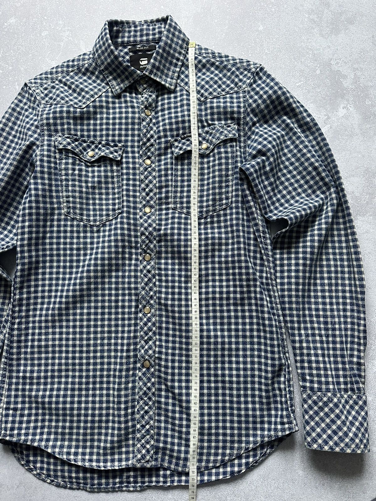 G-Star × Vintage Shirts Button Up G-star RAW size S Blue Size US S / EU 44-46 / 1 - 6 Thumbnail