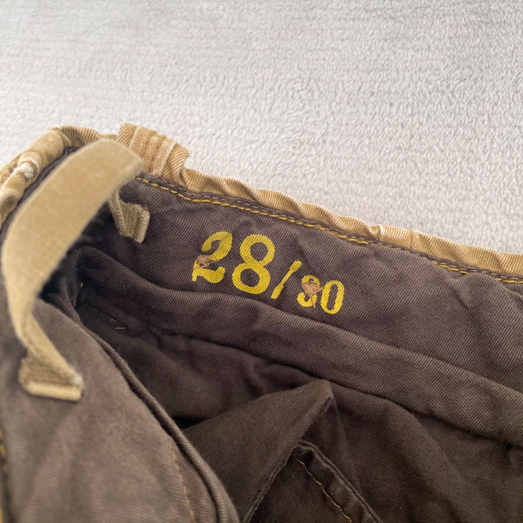 Gap VINTAGE GAP Cargo Pants Men 30x30 Brown Paratrooper Baggy Military Adjustable Waist Pants Mens Cargo Brown 30x30 Vintage GAP Size US 30 / EU 46 - 3 Thumbnail