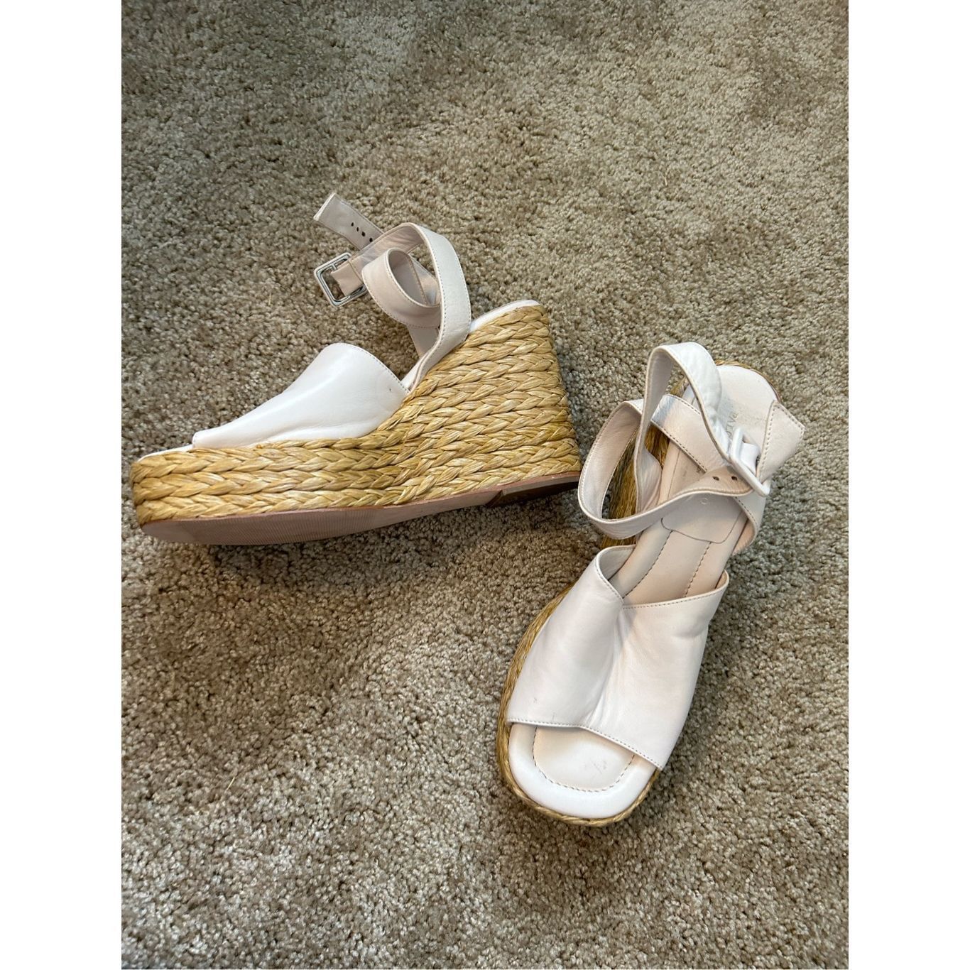 Paloma Bercelo Paloma Barceló Clama Jute-Wedge Sandals Glacial Pink, Sz EU Size US 9 / IT 39 - 16 Thumbnail