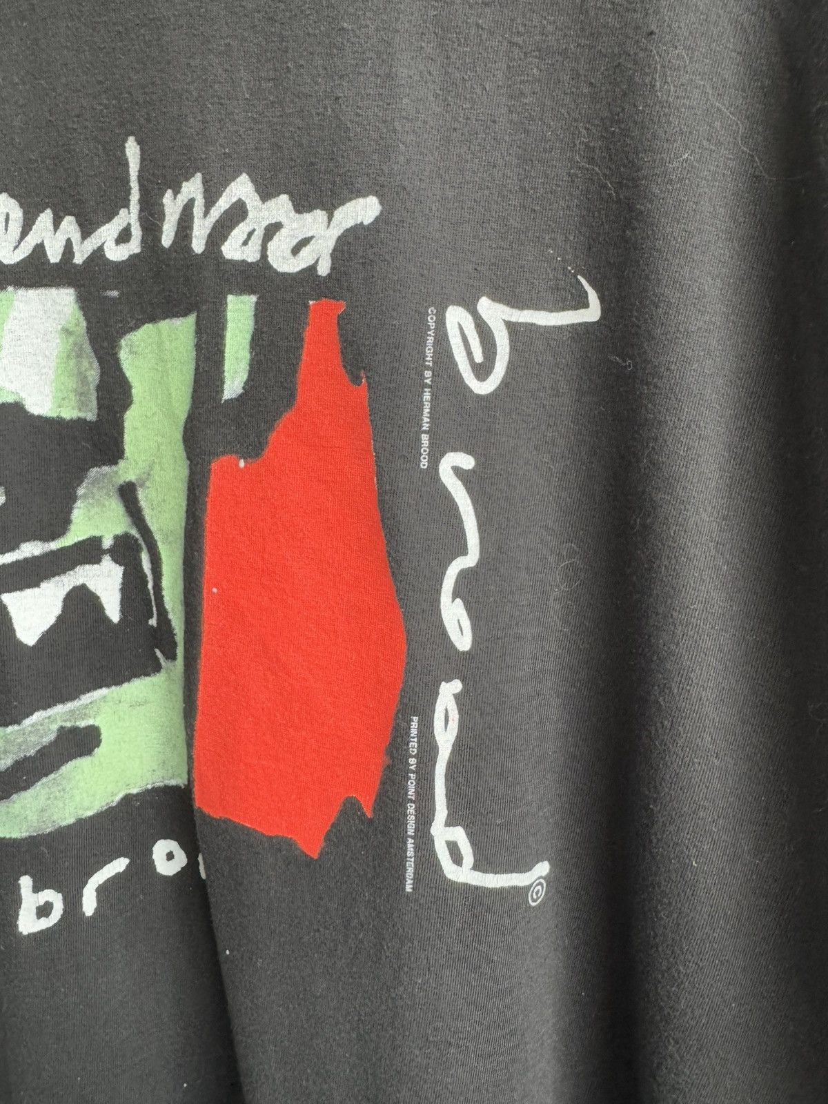 Vintage Vintage Herman Brood Art Tshirt Size US XL / EU 56 / 4 - 3 Thumbnail