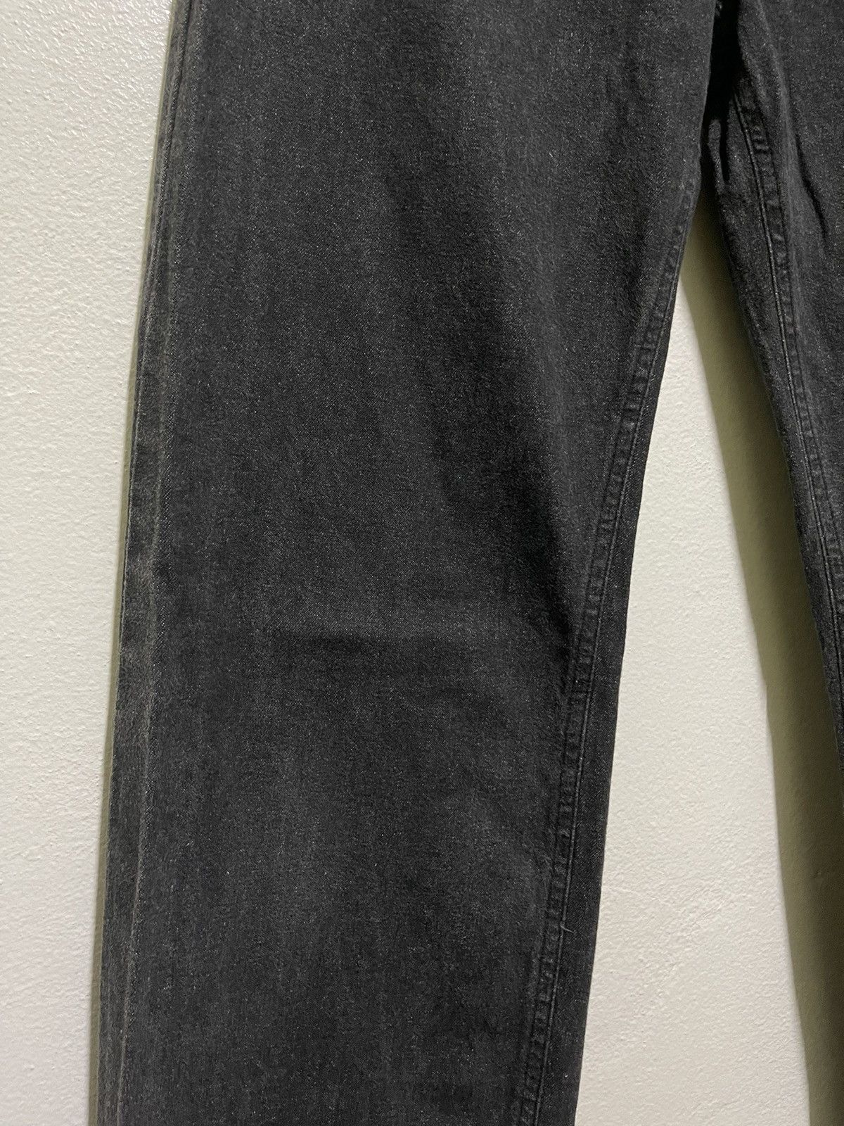 Japanese Brand Super Lovers Black Jeans Size US 31 - 3 Thumbnail