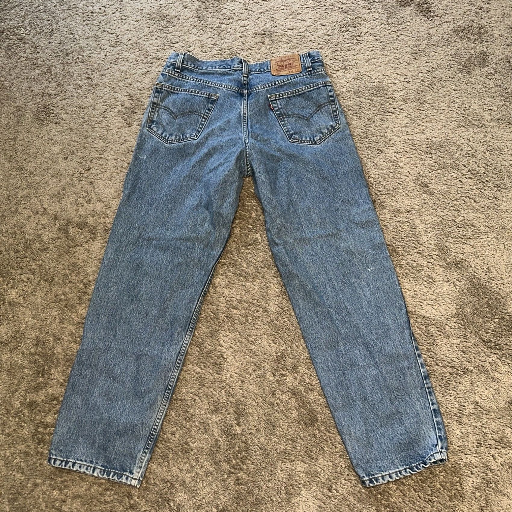 Levi's VINTAGE Levi's 550 Jeans 36x31 Denim Relaxed Tapered Made In USA Blue 90s Mens Jeans" Size US 36 / EU 52 - 4 Thumbnail