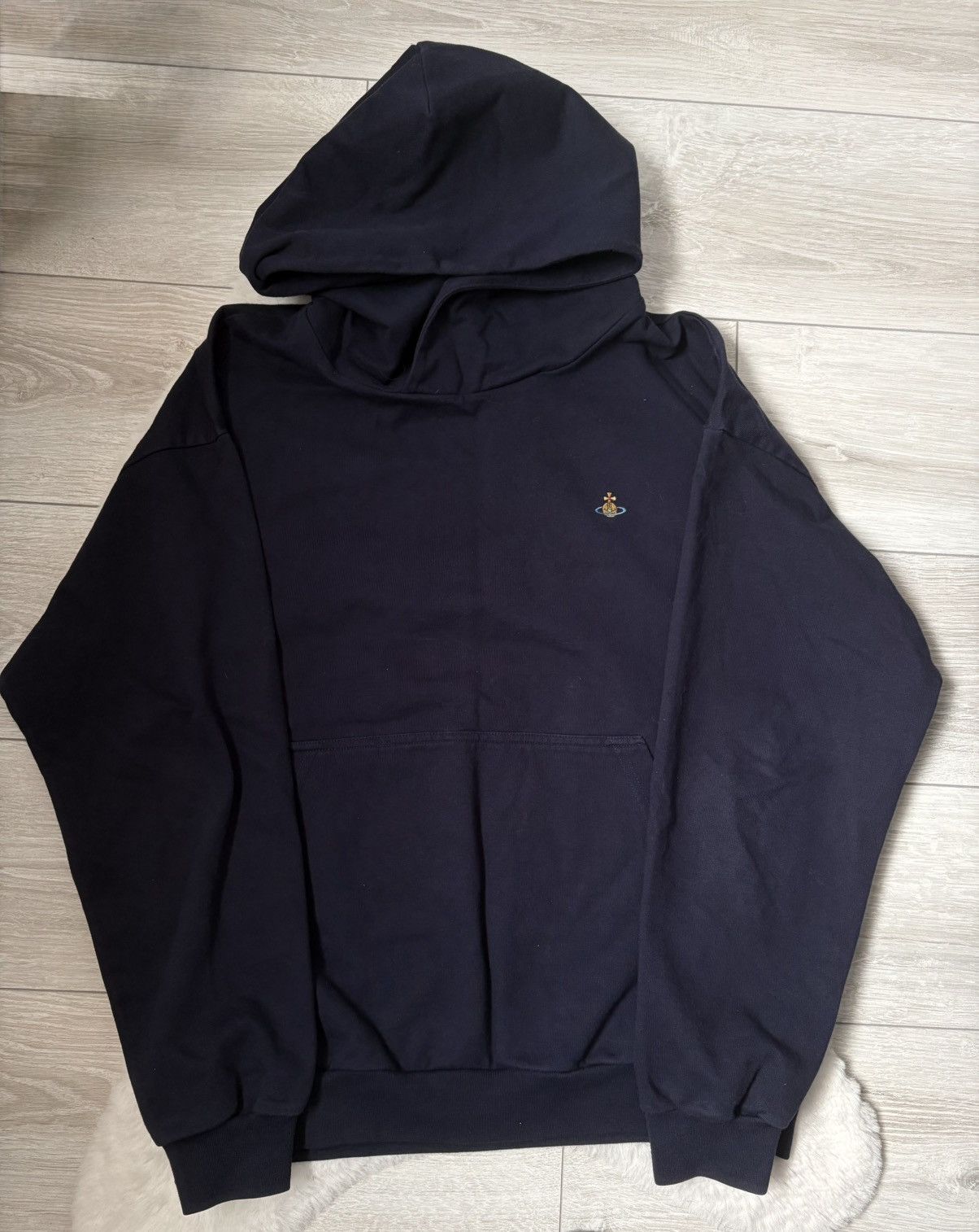 Vivienne Westwood Vivienne Westwood hoodie navy L designer streetwear Size US L / EU 52-54 / 3 - 4 Thumbnail