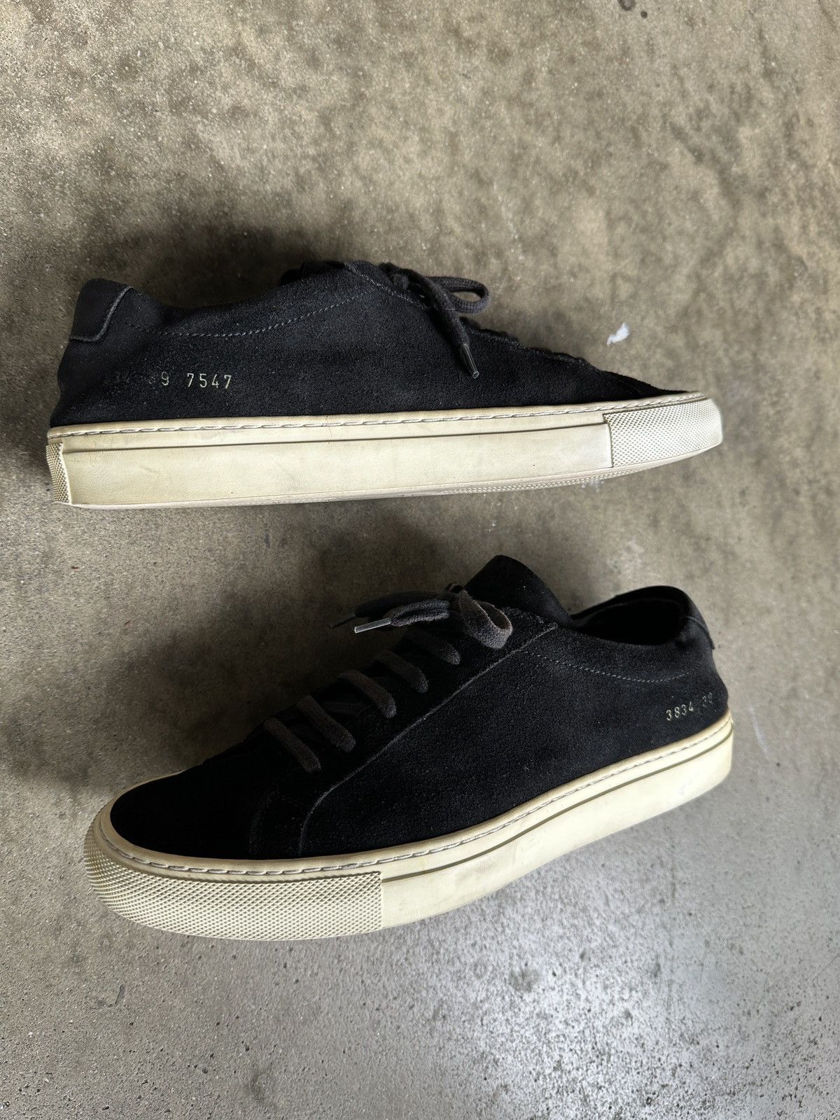 Common Projects Common Projects Achilles Suede Sneakers Size US 6.5 / EU 39-40 - 3 Thumbnail
