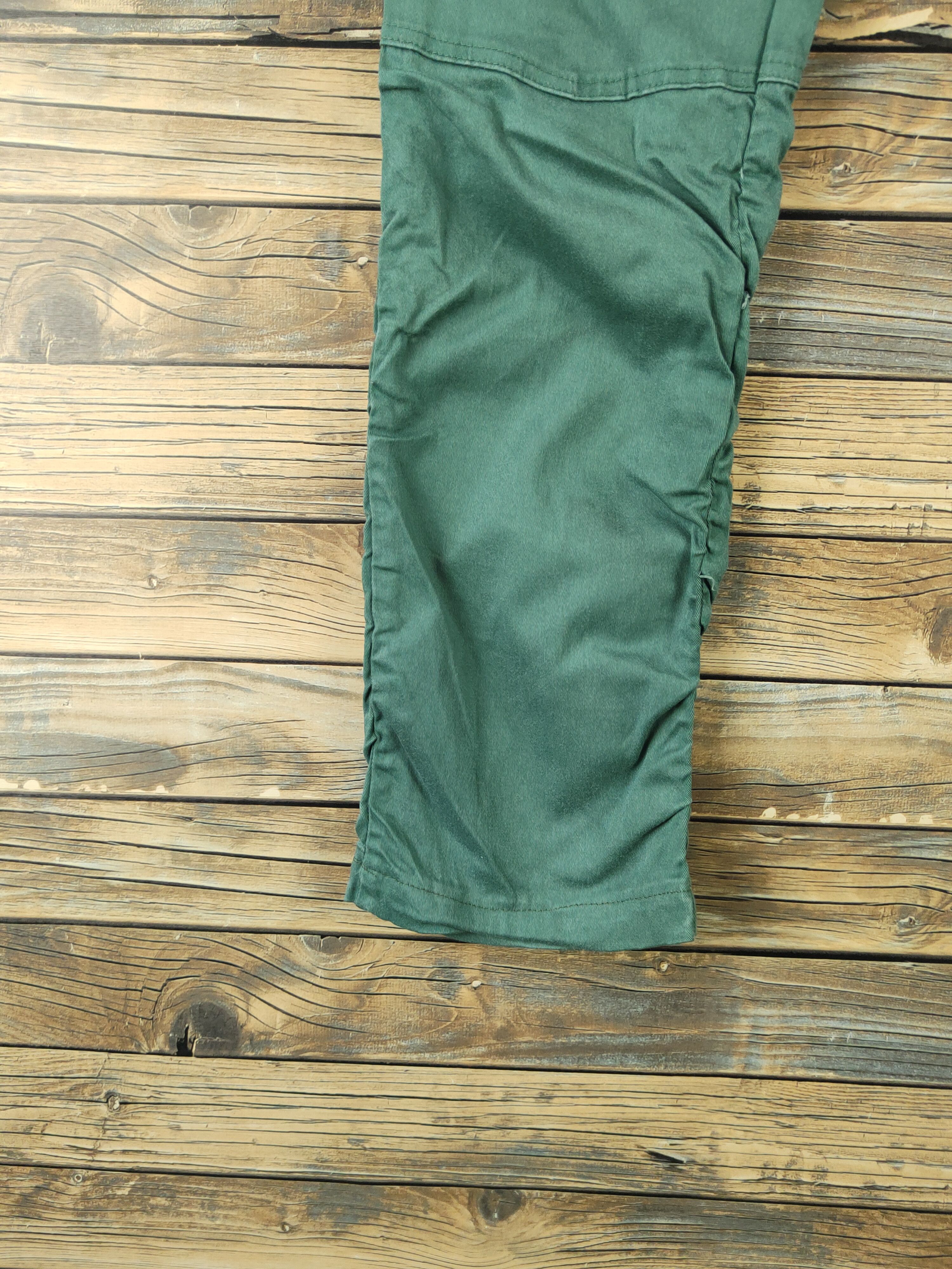 semanticdesign DL Semantic Design Green Multipocket Cargo Pants #2159 Size US 30 / EU 46 - 4 Thumbnail