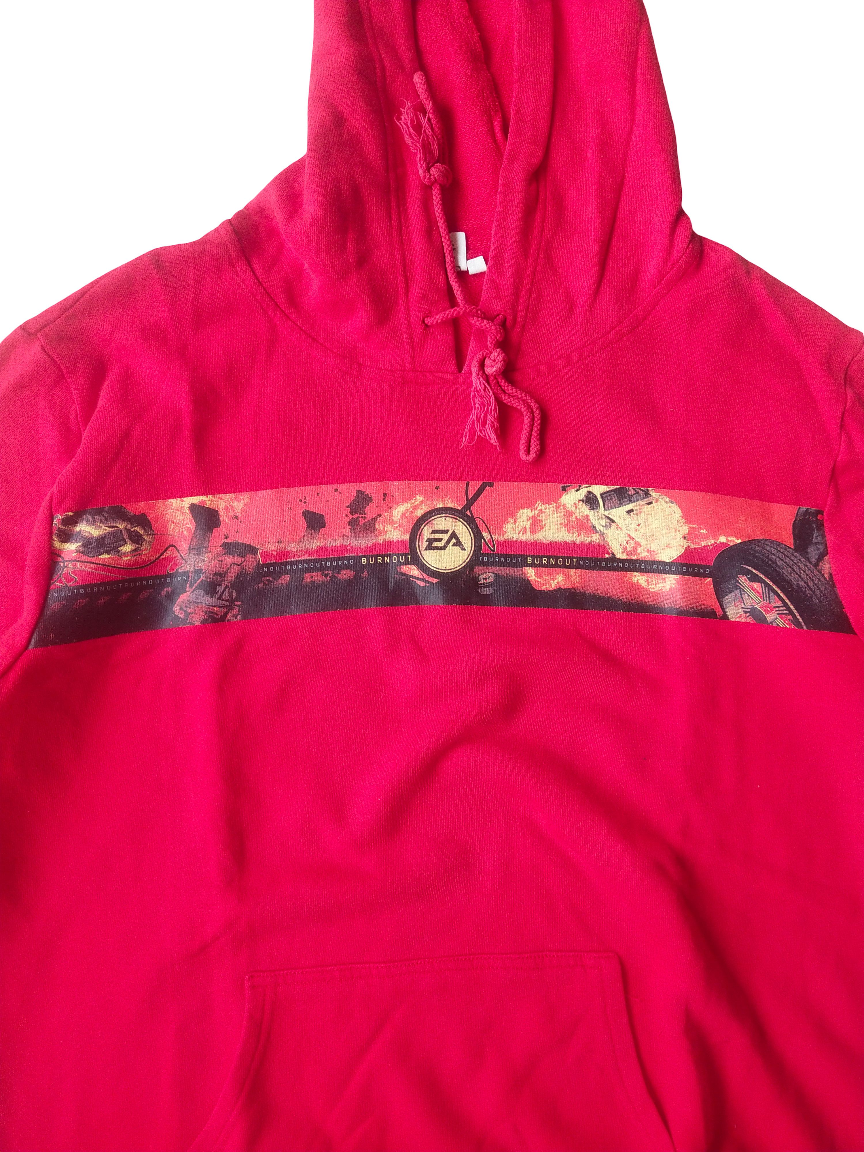 Vintage 2000s Burnout Promo Hoodie EA Games Hong Kong Game Size US XL / EU 56 / 4 - 2 Thumbnail