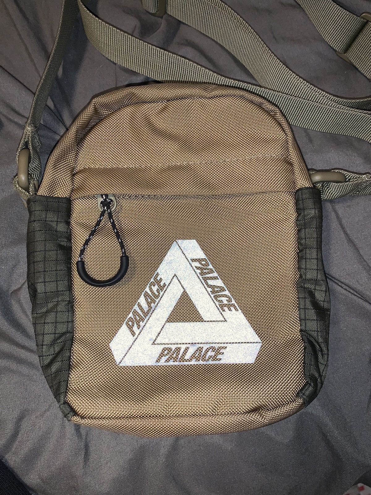 image of Palace Triferg Shot Bag in Tan, Men's