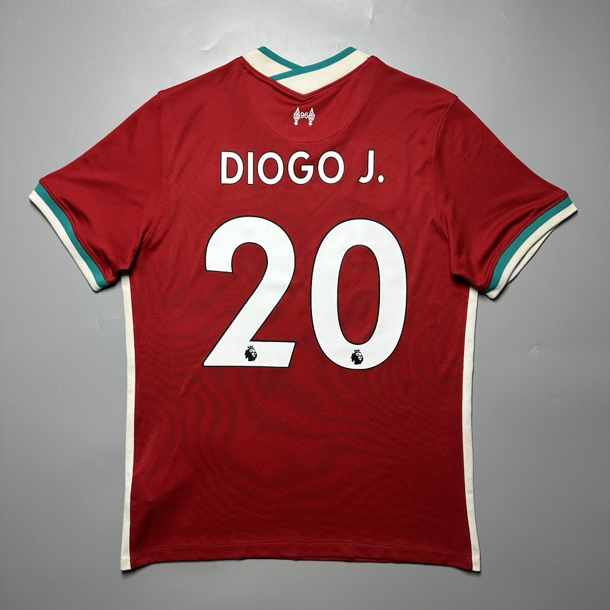 Vintage LIVERPOOL NIKE 2020/2021 FOOTBALL HOME JERSEY #20 DIOGO JOTA Size US L / EU 52-54 / 3 - 1 Thumbnail