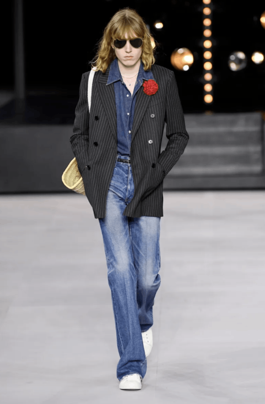 Celine × Hedi Slimane SS20 FL_001 Union Wash Flared Denim Jeans