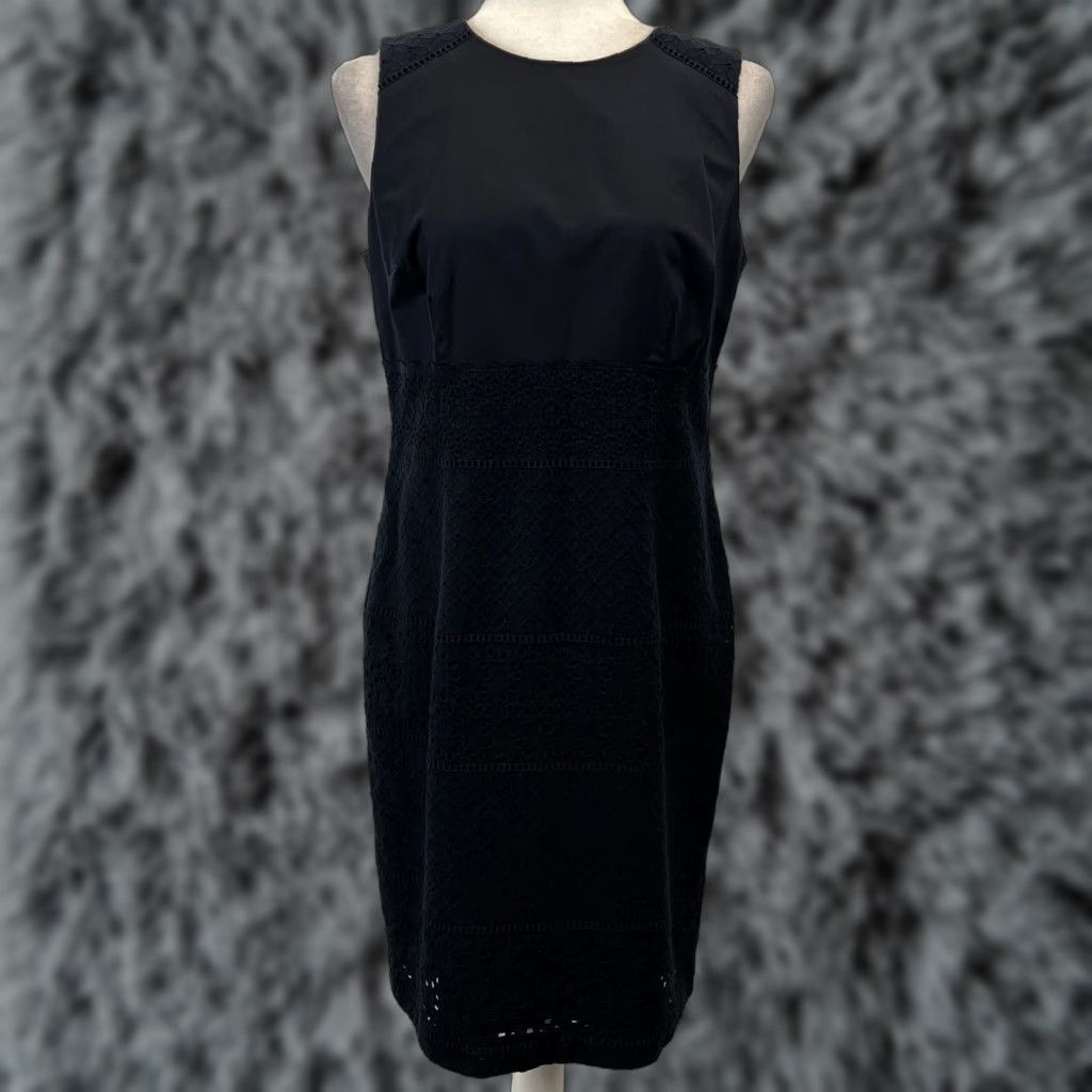 heart dress black and white Painted Polka Heart Portrait Garden Linen Midi Dress 10 main image 1