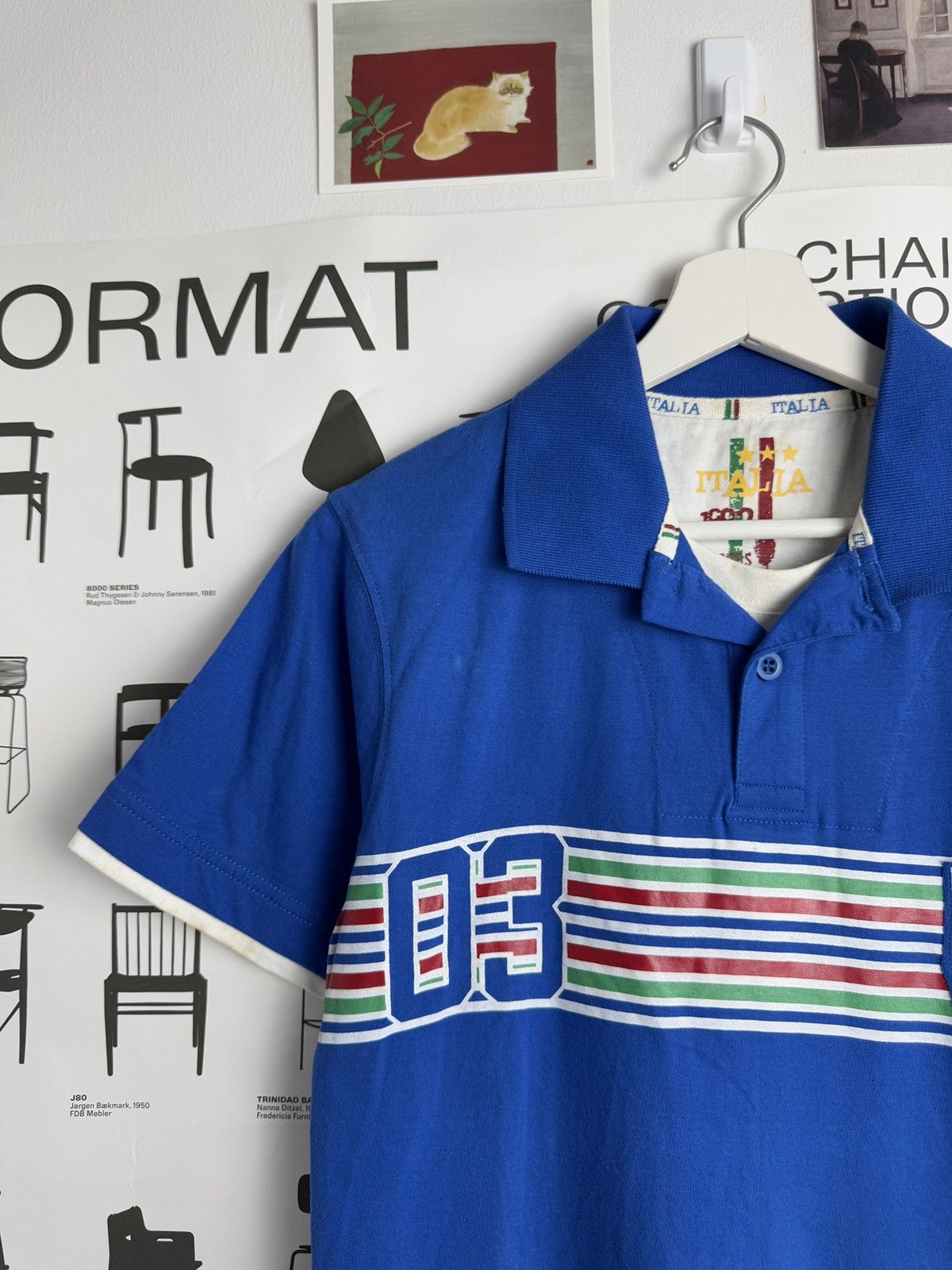 Other Vintage y2k Italy blockcore style polo t-shirt S avantgarde Size US S / EU 44-46 / 1 - 3 Thumbnail