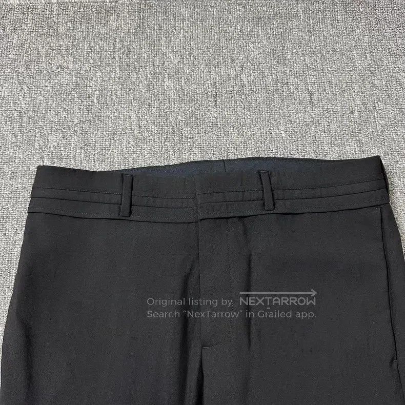 Dior Dior Black double-layer waist casual pants Size US 30 / EU 46 - 2 Thumbnail