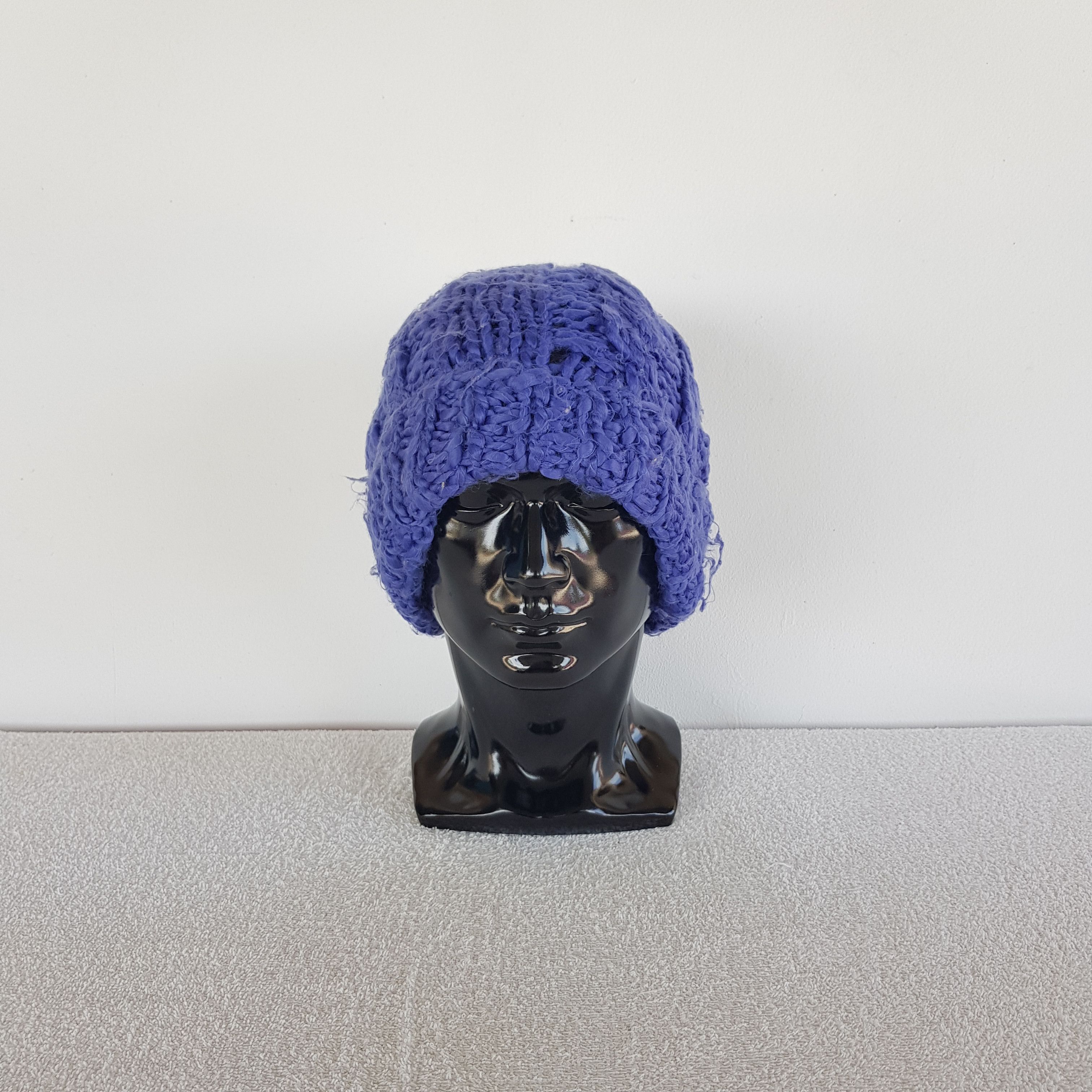Japanese Brand Vintage RNA Japanese Beanie Crochet Aran Isle Snow Caps Hats Size ONE SIZE - 2 Thumbnail