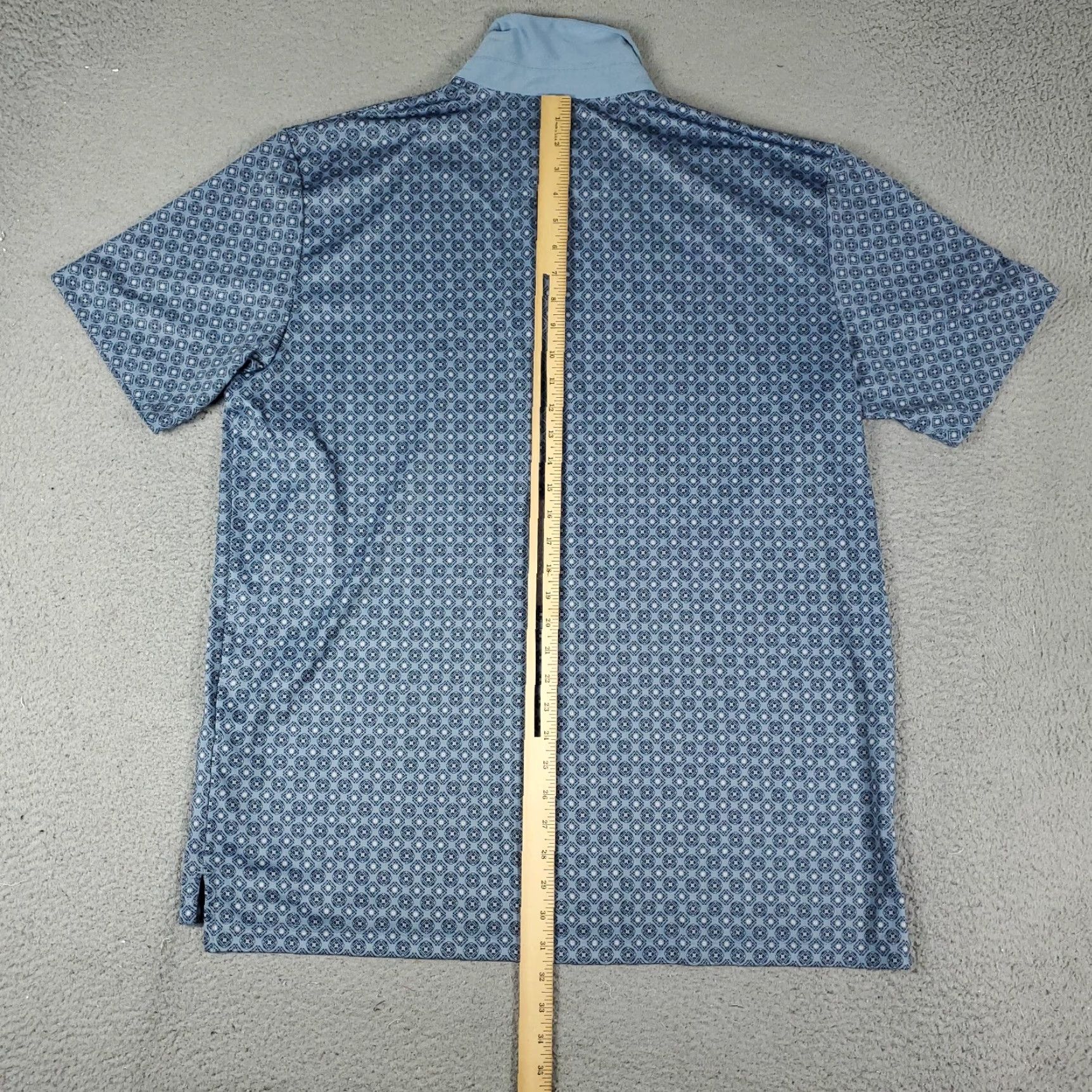 Callaway Callaway Polo Shirt Mens Size XL Blue Geometric Opti Dri Fit Golf Short Sleeve Size US XL / EU 56 / 4 - 3 Thumbnail
