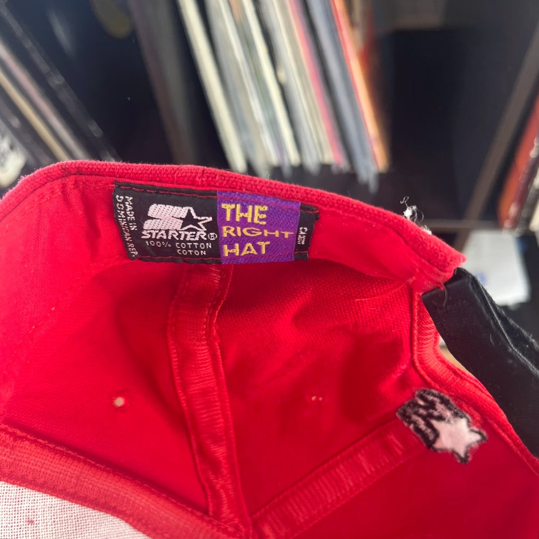 Starter VINTAGE Starter Team Canada Hockey Strapback Hat Adult One Size Red 90s Baseball Cap Mens Size ONE SIZE - 5 Thumbnail