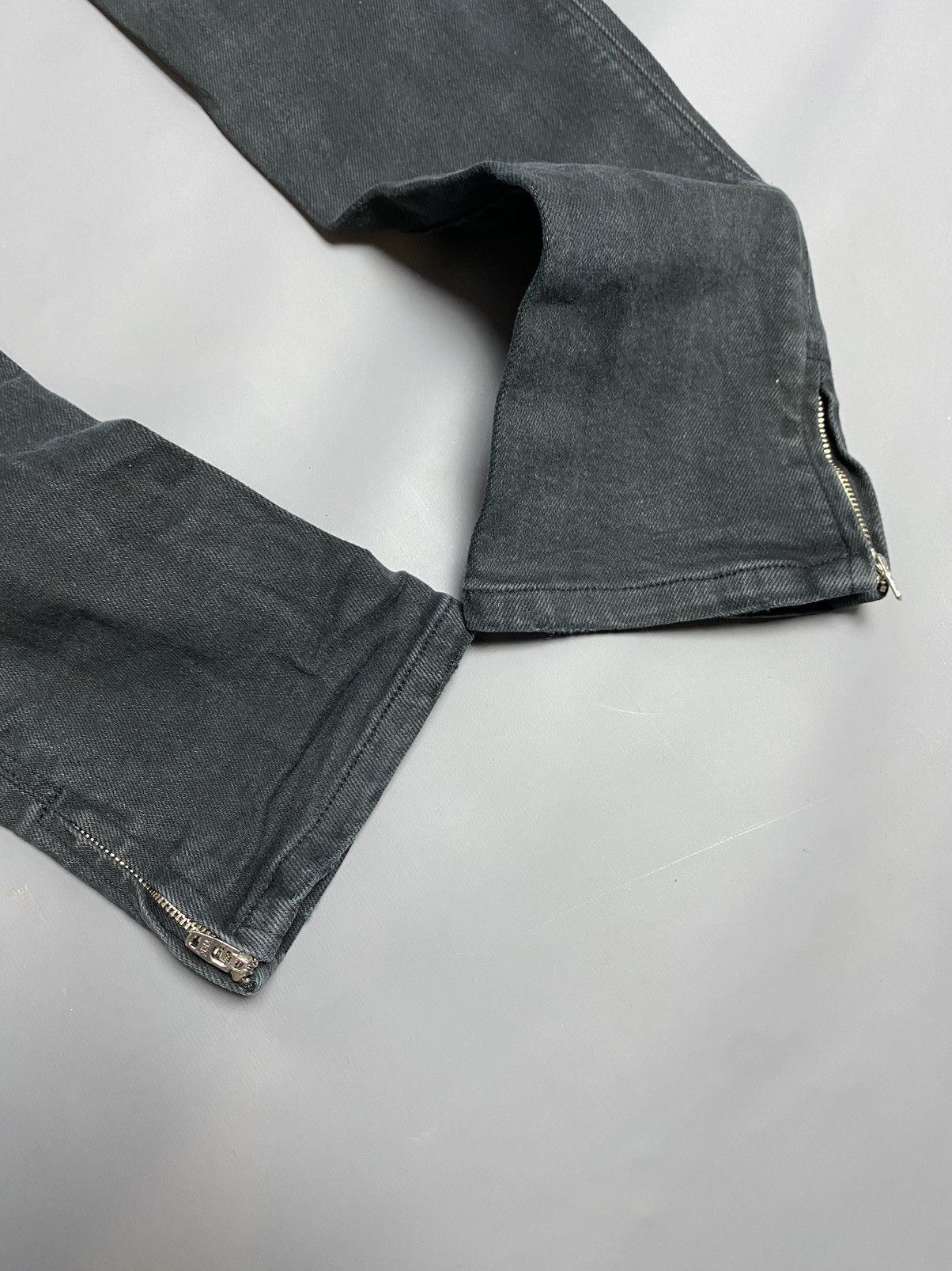 Ksubi Ksubi Skinny Jeans Faded Black Zip Low Rise Australia US 4 Size 27" / US 4 / IT 40 - 9 Thumbnail