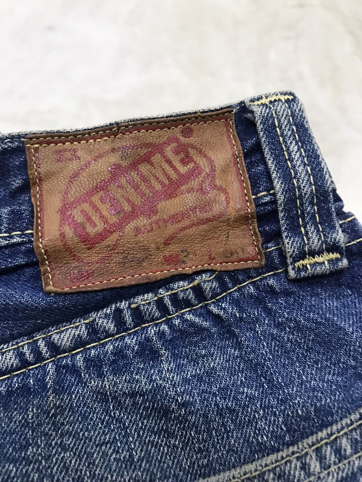 Denime × Japanese Brand × Vintage Japanese Brand DENIME Selvedge Jeans 30 Size US 30 / EU 46 - 15 Thumbnail