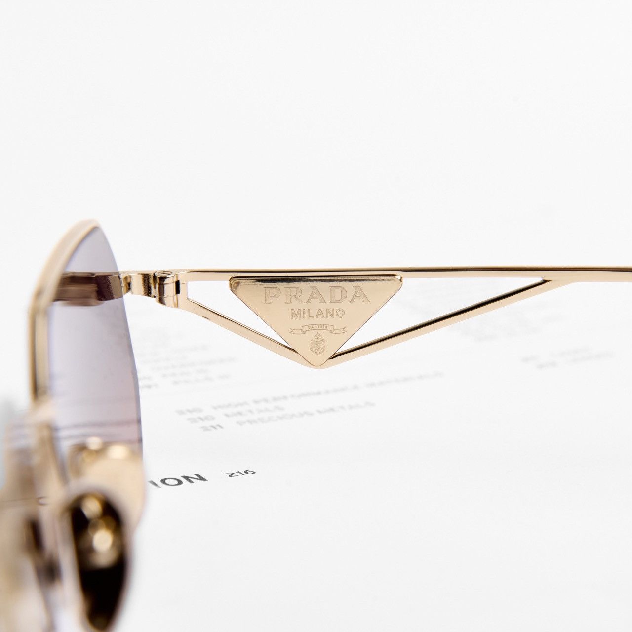Prada PRADA 0PR A51S ZVN50C SUNGLASSES Size ONE SIZE - 4 Thumbnail