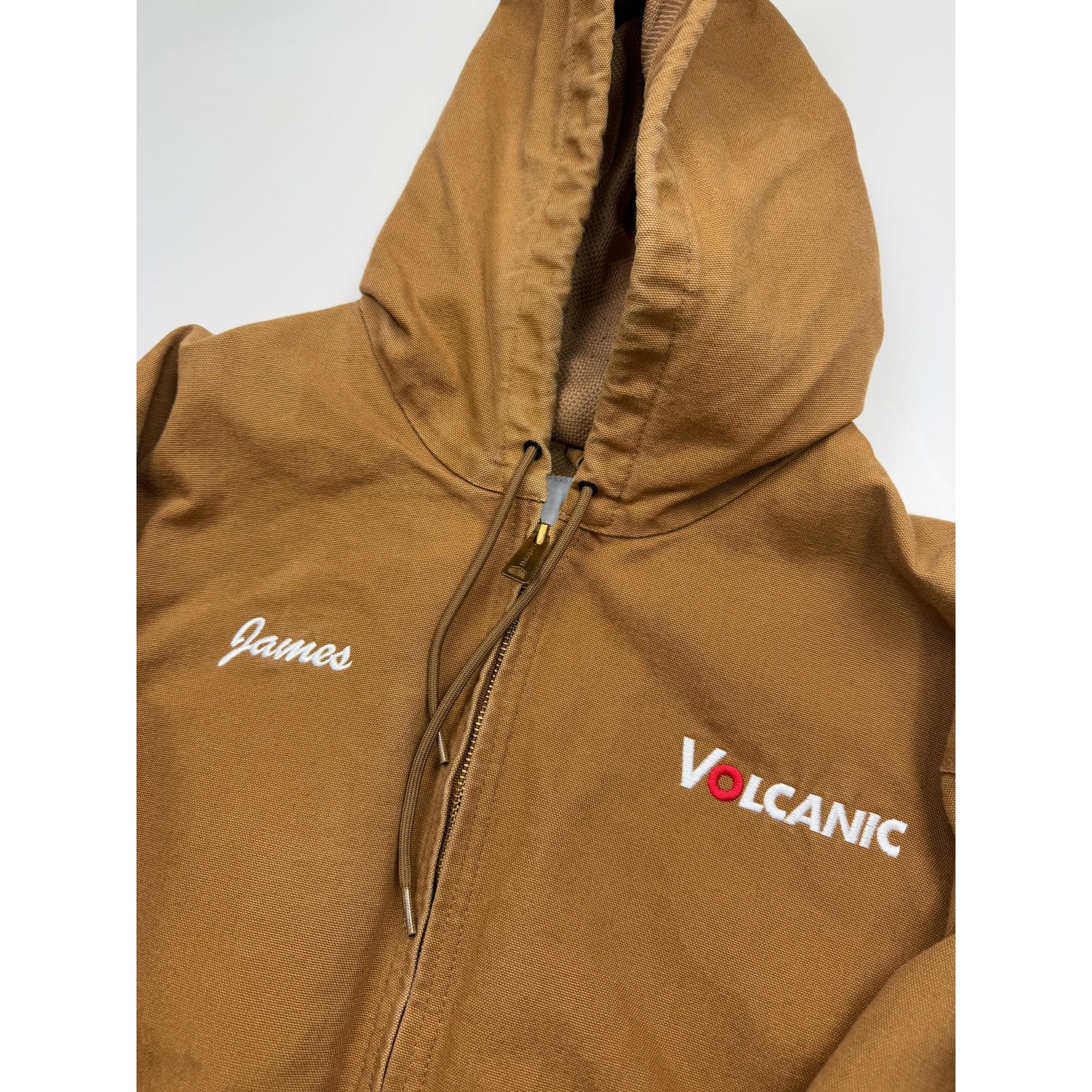 Vintage Vintage 90s Carhartt Work Wear Hooded Bomber Jacket XL J131 Size US XL / EU 56 / 4 - 6 Thumbnail