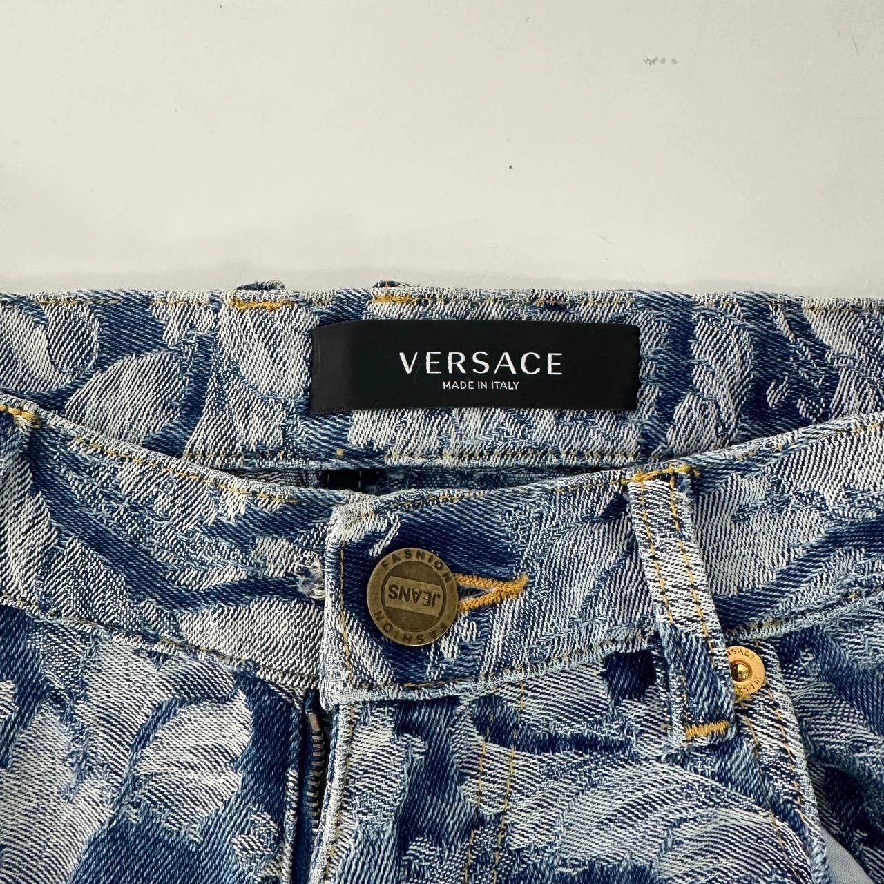 Versace versace embroidered floral denim pants size 29 Size US 29 - 3 Thumbnail