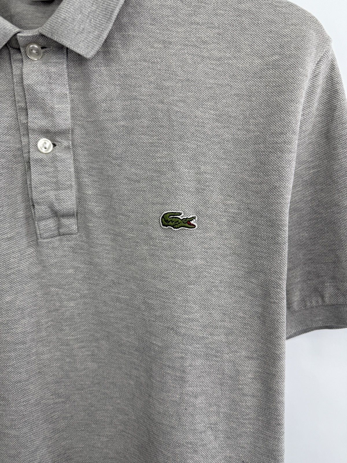 Lacoste 🇫🇷 Lacoste Slim Fit Polo T-Shirt Made in France Retro Rare Size US L / EU 52-54 / 3 - 5 Thumbnail