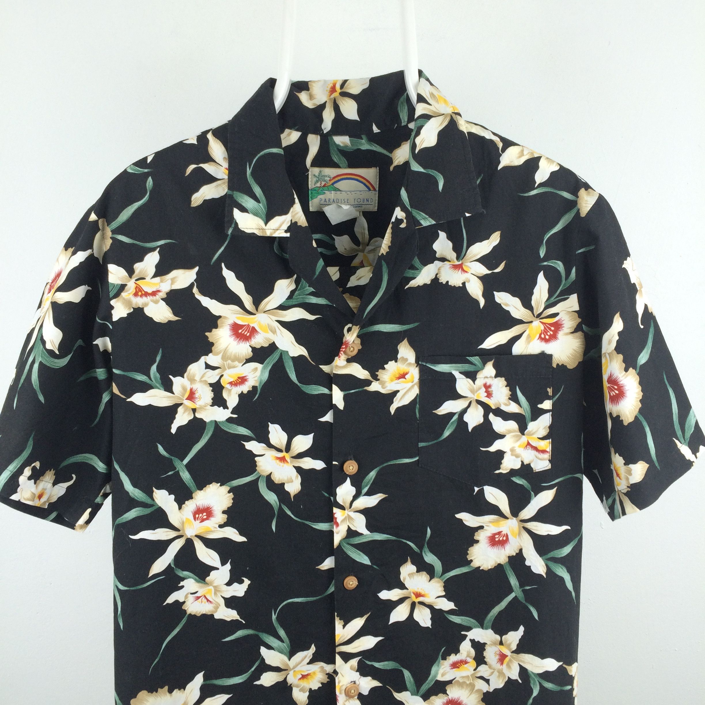 Paradise Found H3 PARADISE FOUND HONOLULU HAWAIIAN SHIRT flower motif Size US L / EU 52-54 / 3 - 3 Thumbnail