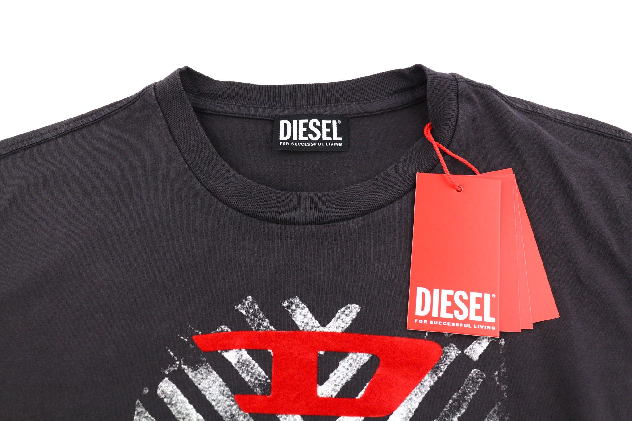 Diesel T-DIEGOR-C16 M Short Sleeve Logo Print Tee 40291 Size US M / EU 48-50 / 2 - 4 Thumbnail