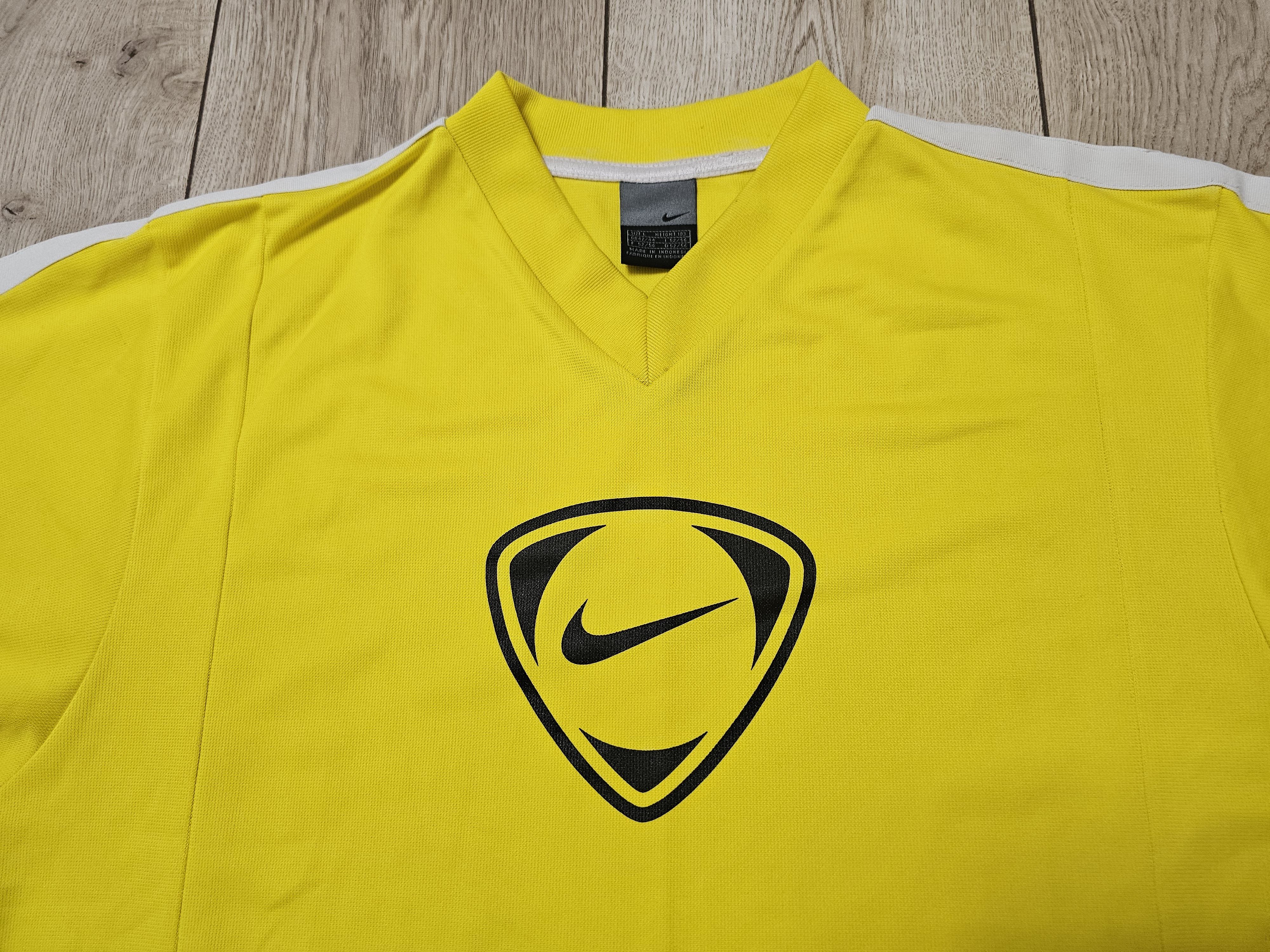 Nike × Vintage NIKE VINTAGE SHIRT JERSEY Y2K 90s CENTRAL LOGO JERSEY Size US L / EU 52-54 / 3 - 3 Thumbnail