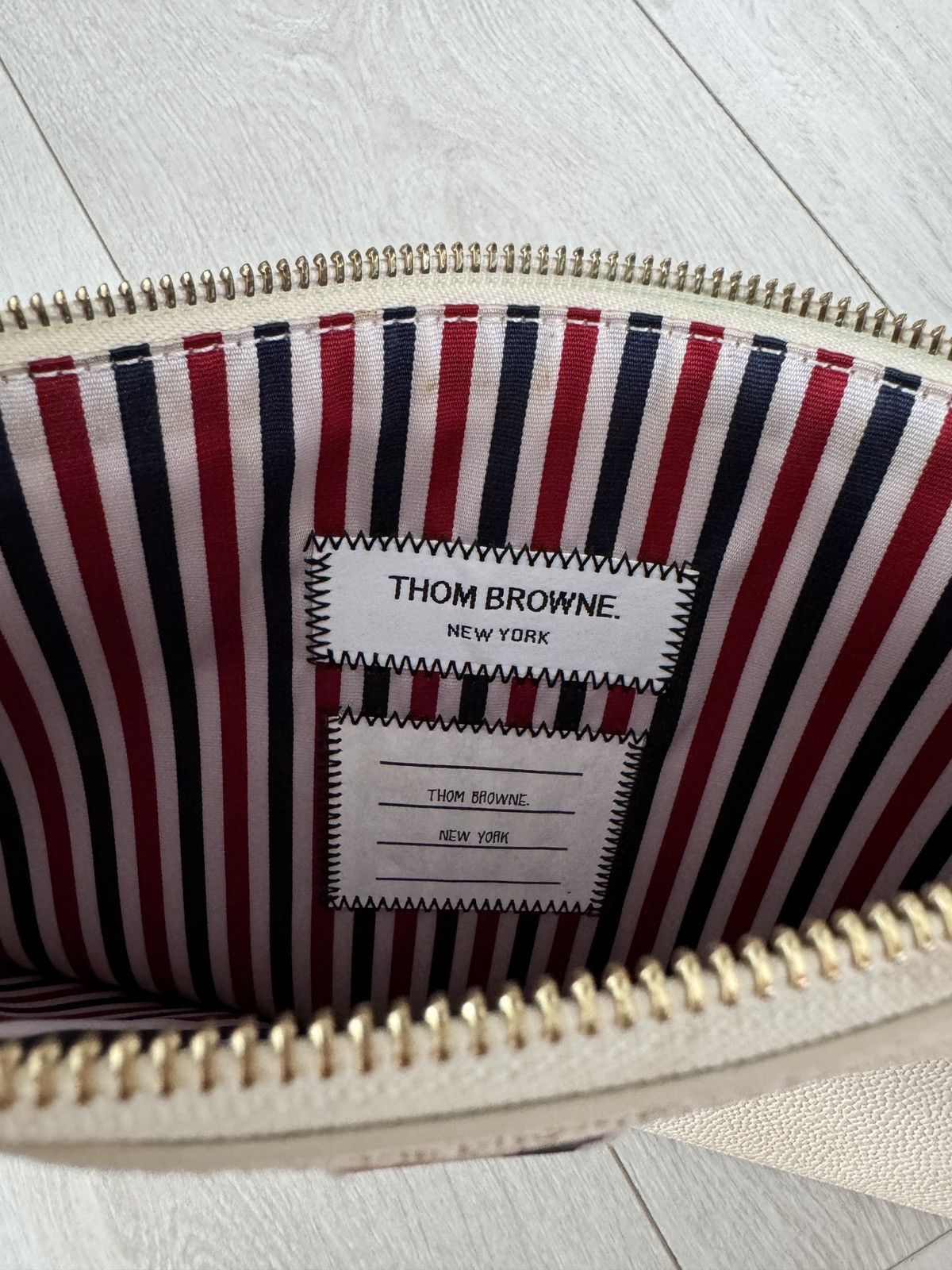 Thom Browne Thom Browne Leather Clutch Size ONE SIZE - 3 Thumbnail