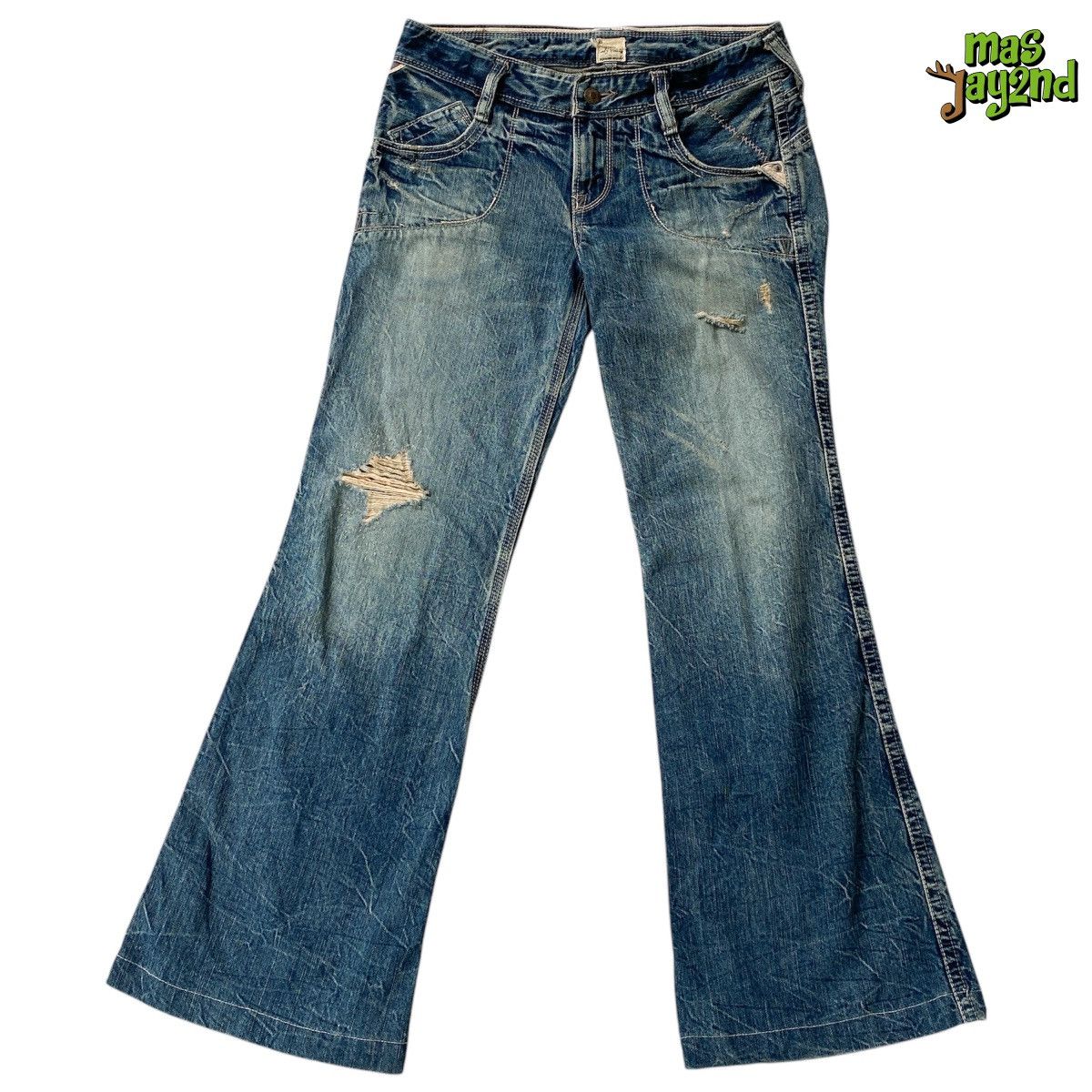 Japanese Brand Brappers Lady Vintage Union Made kendrick lamar superbowl Size 29" - 2 Thumbnail