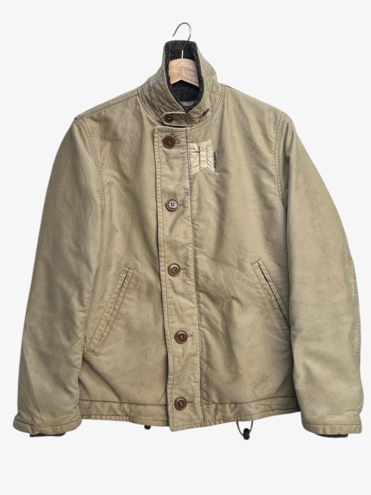 Blue Blue Japan Vintage Blue Blue Japan Khaki N1 Deck Jacket Size US S / EU 44-46 / 1 - 1 Thumbnail