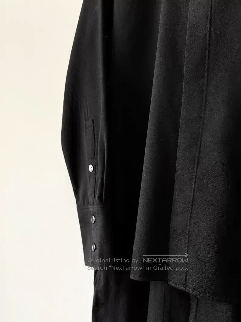 Yohji Yamamoto Yohji Yamamoto Double Paneled Wool Long Shirt Size US S / EU 44-46 / 1 - 3 Thumbnail