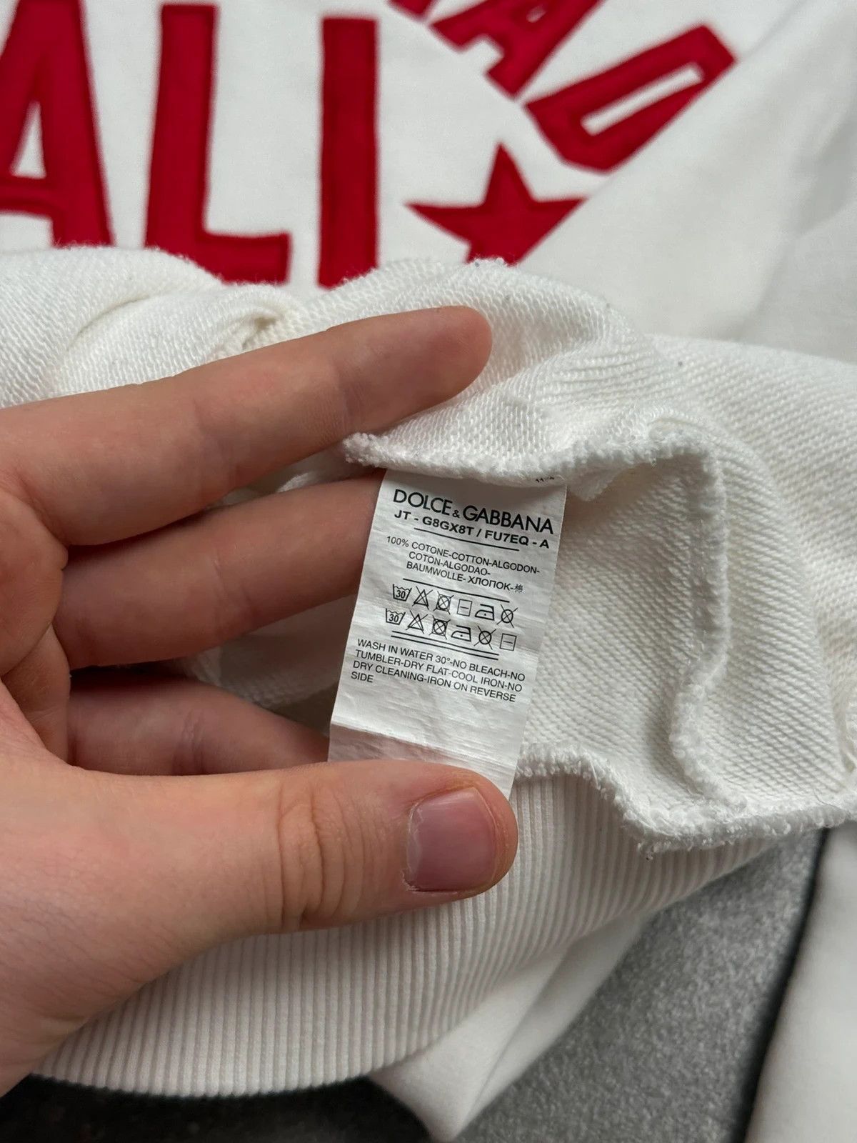 Dolce Gabbana Muhammad Ali hoodie street wear luxury y2k