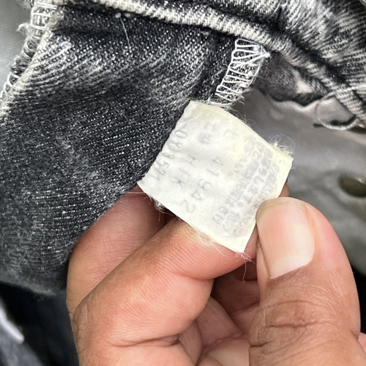 Japanese Brand “BOBSON” ACID WASH GREY JEANS Size US 28 / EU 44 - 9 Thumbnail