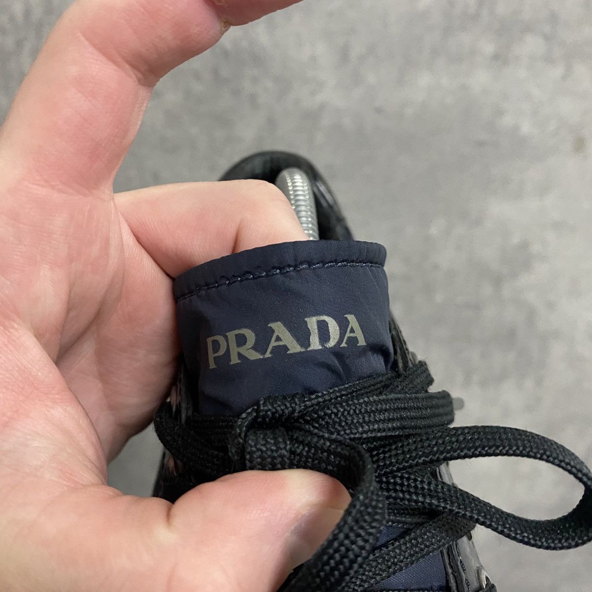 Prada Archive Y2K Vintage Prada shoes trainers slip on sneakers Size US 6 / EU 39 - 12 Thumbnail