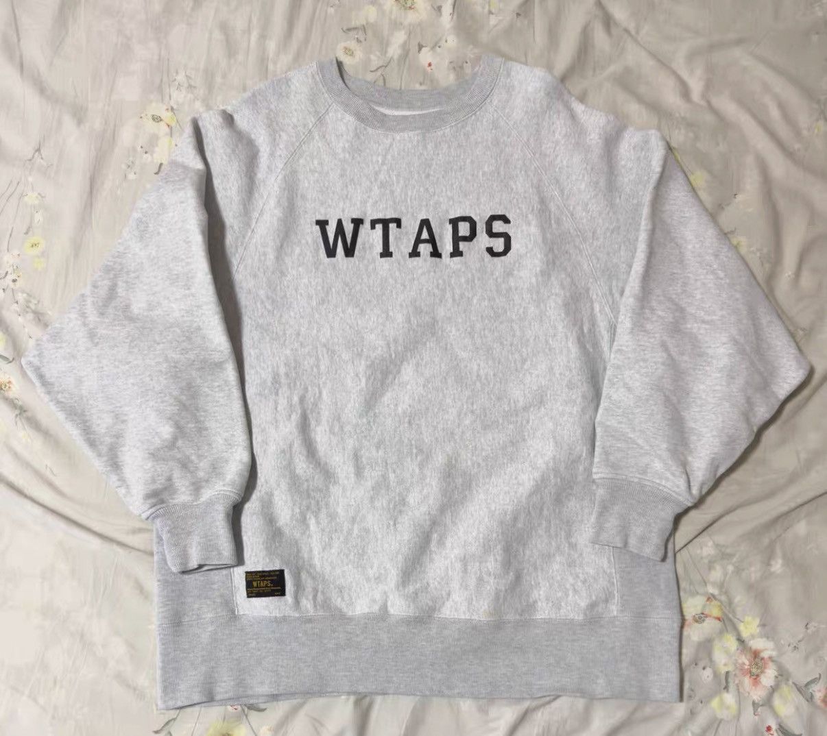 Wtaps WTAPS 17AW Design Crewneck Sweatshirt Grey Size US M / EU 48-50 / 2 - 1 Thumbnail