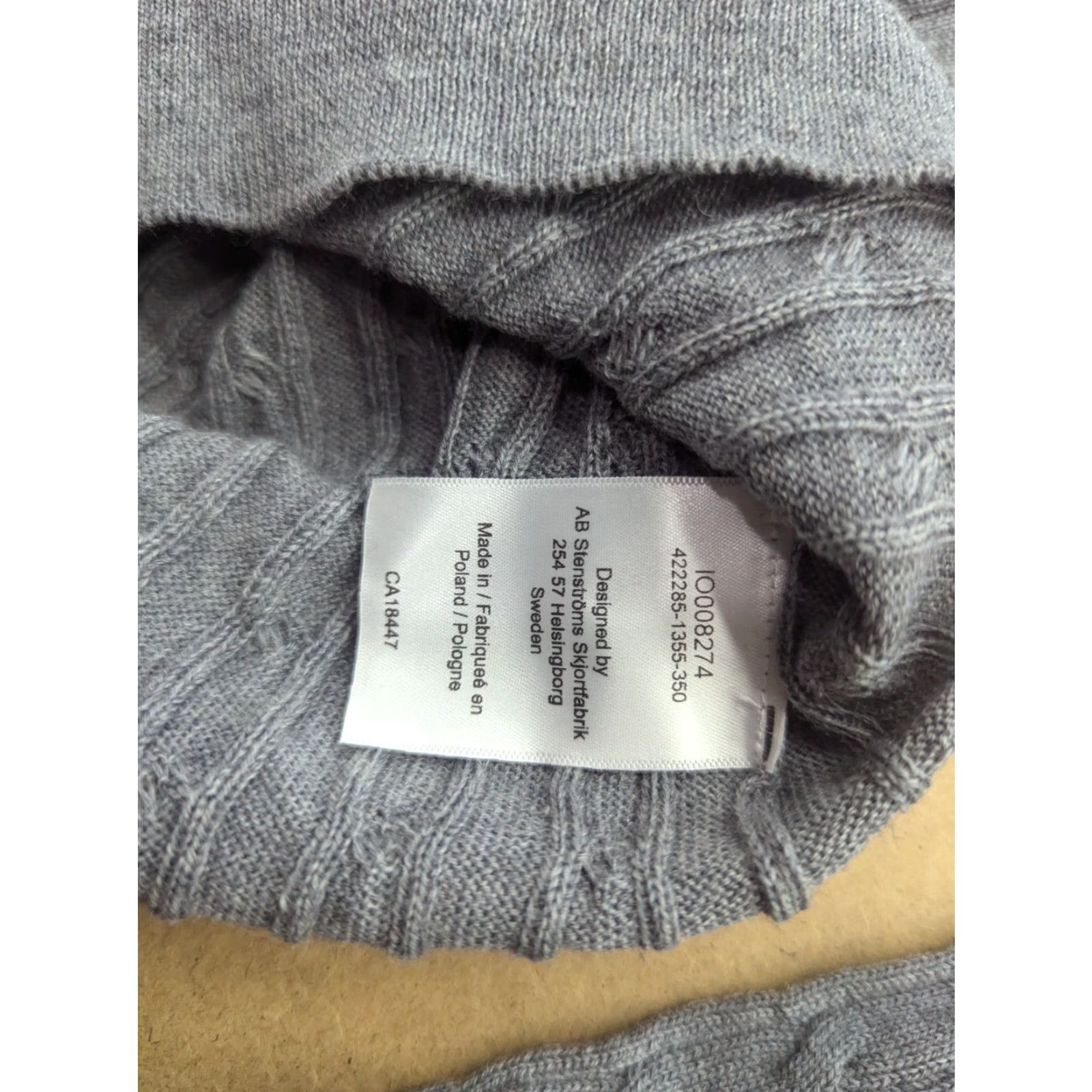 Vintage Stenstroms Zegna Baruffa Mens Jumper Size M Merino Wool Crew Neck Sweater Gray Knit Pullover Casual Mens Wool Crew Neck Rib Knit Cardigan? Size US M / EU 48-50 / 2 - 6 Thumbnail
