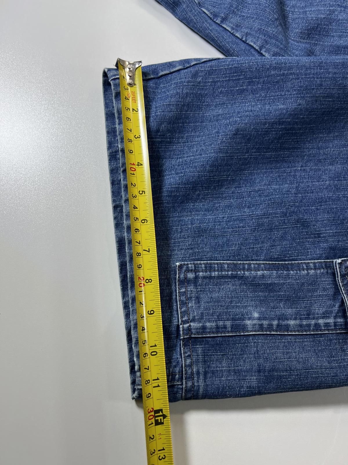 Wrangler Wrangler vintage Blue Denim Cargo Shorts 34 Size US 34 / EU 50 - 8 Thumbnail