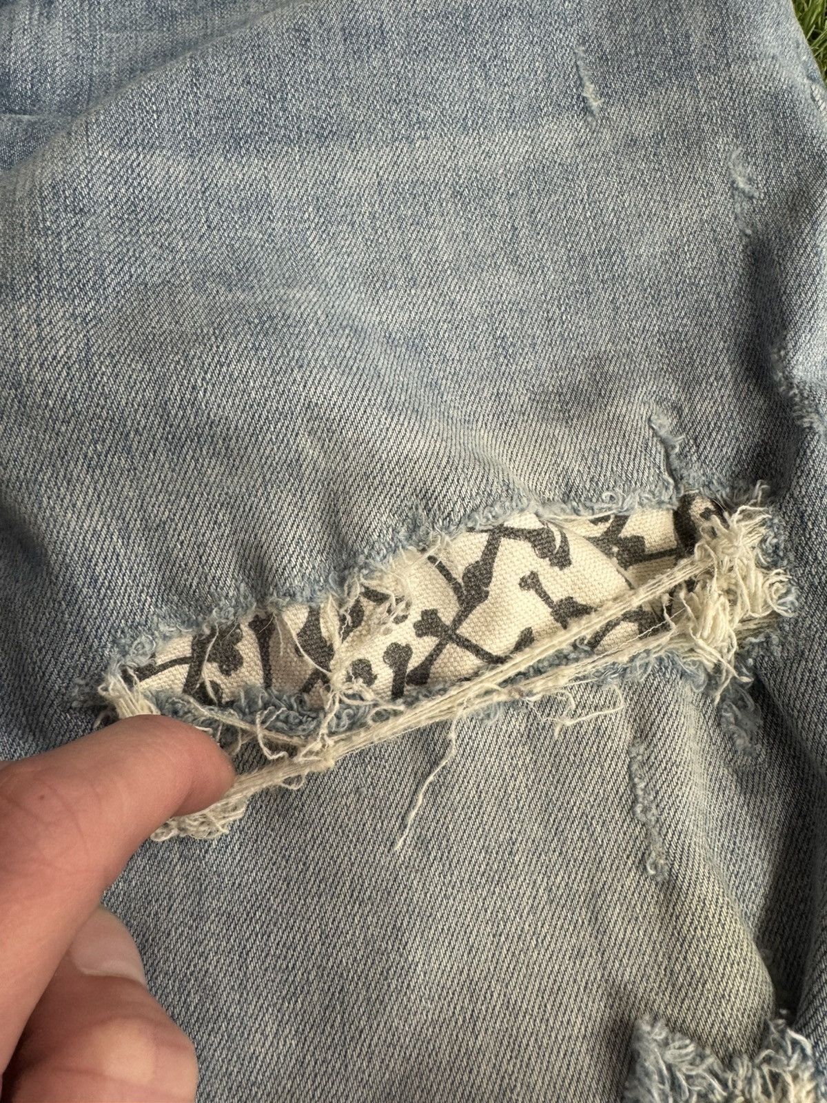 Amiri AMIRI THRASHER LIGHT WASH BONE PATCHES Size US 36 / EU 52 - 3 Thumbnail