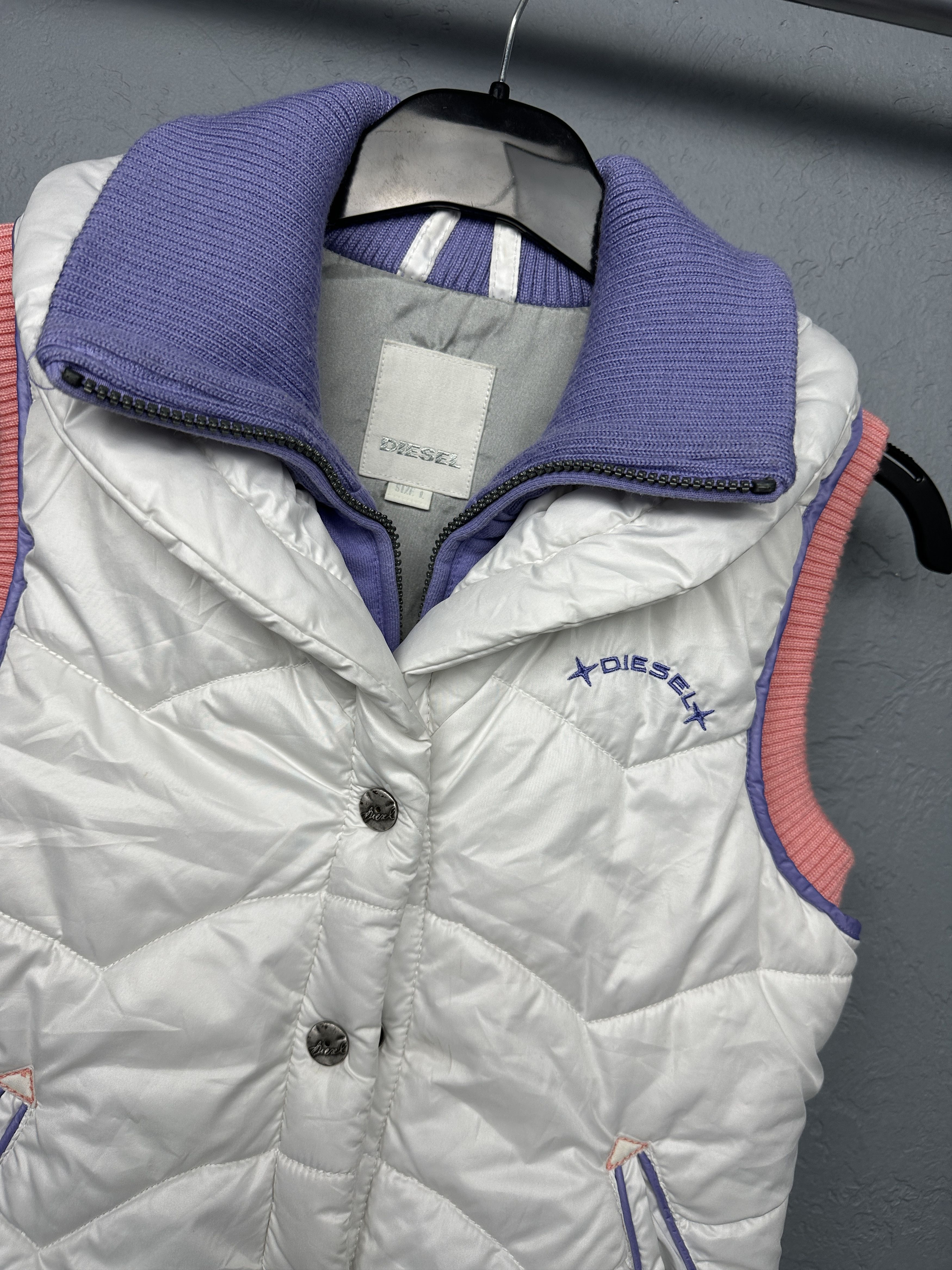 Diesel Diesel Vintage Womens Puffer Vest Size XS / US 0-2 / IT 36-38 - 2 Thumbnail