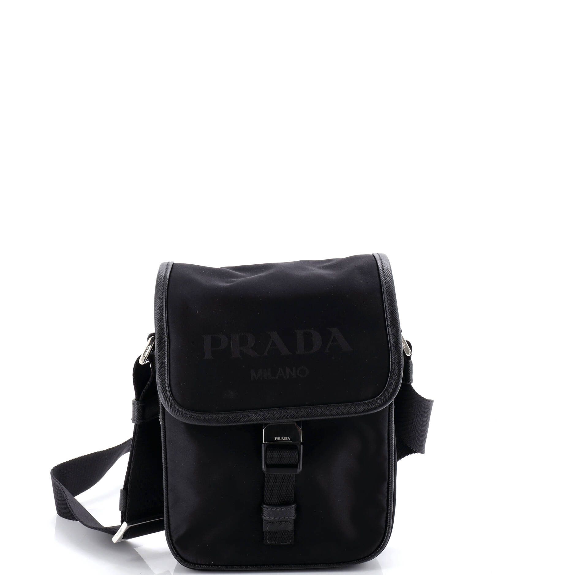 Prada Logo Buckle Messenger Bag Size ONE SIZE - 1 Thumbnail