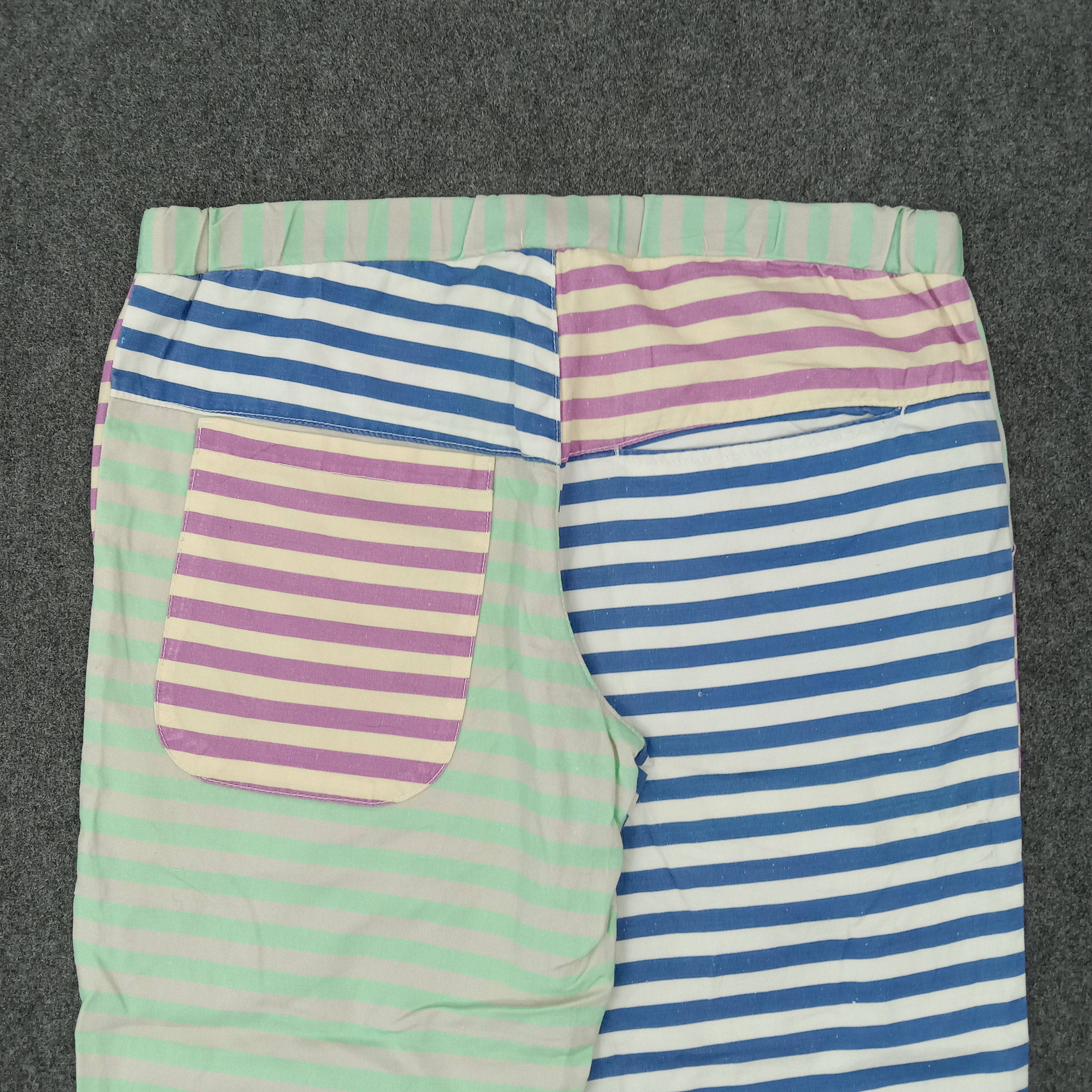 Ne-Net Ne-Net by Issey Miyake Japanese Stripes Pants C265N23 Size US 34 / EU 50 - 7 Thumbnail