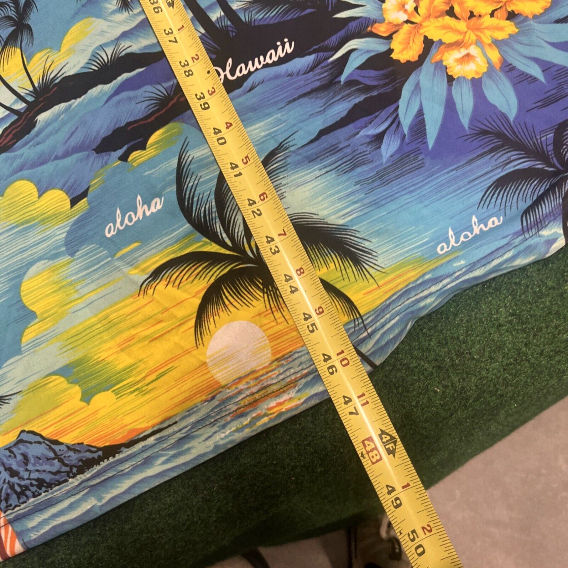 Vintage Loco Style Design Hawaii Long Dress Small Hawaiian Dress Beach Summer Cover Up Size S / US 4 / IT 40 - 5 Thumbnail