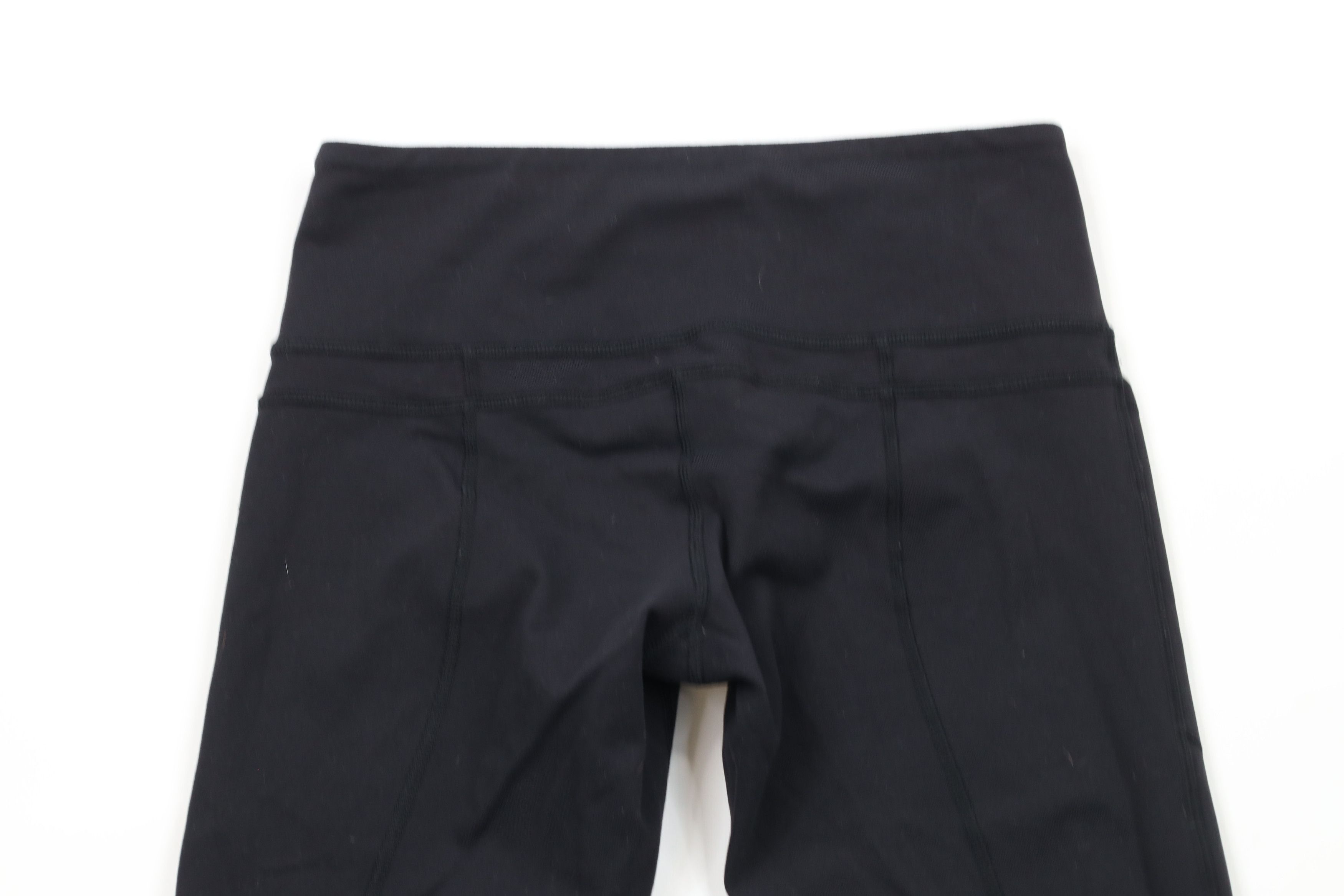 Lululemon × Vintage Lululemon Cropped Speed Training Tights Yoga Pants Black Size 27" / US 4 / IT 40 - 7 Thumbnail