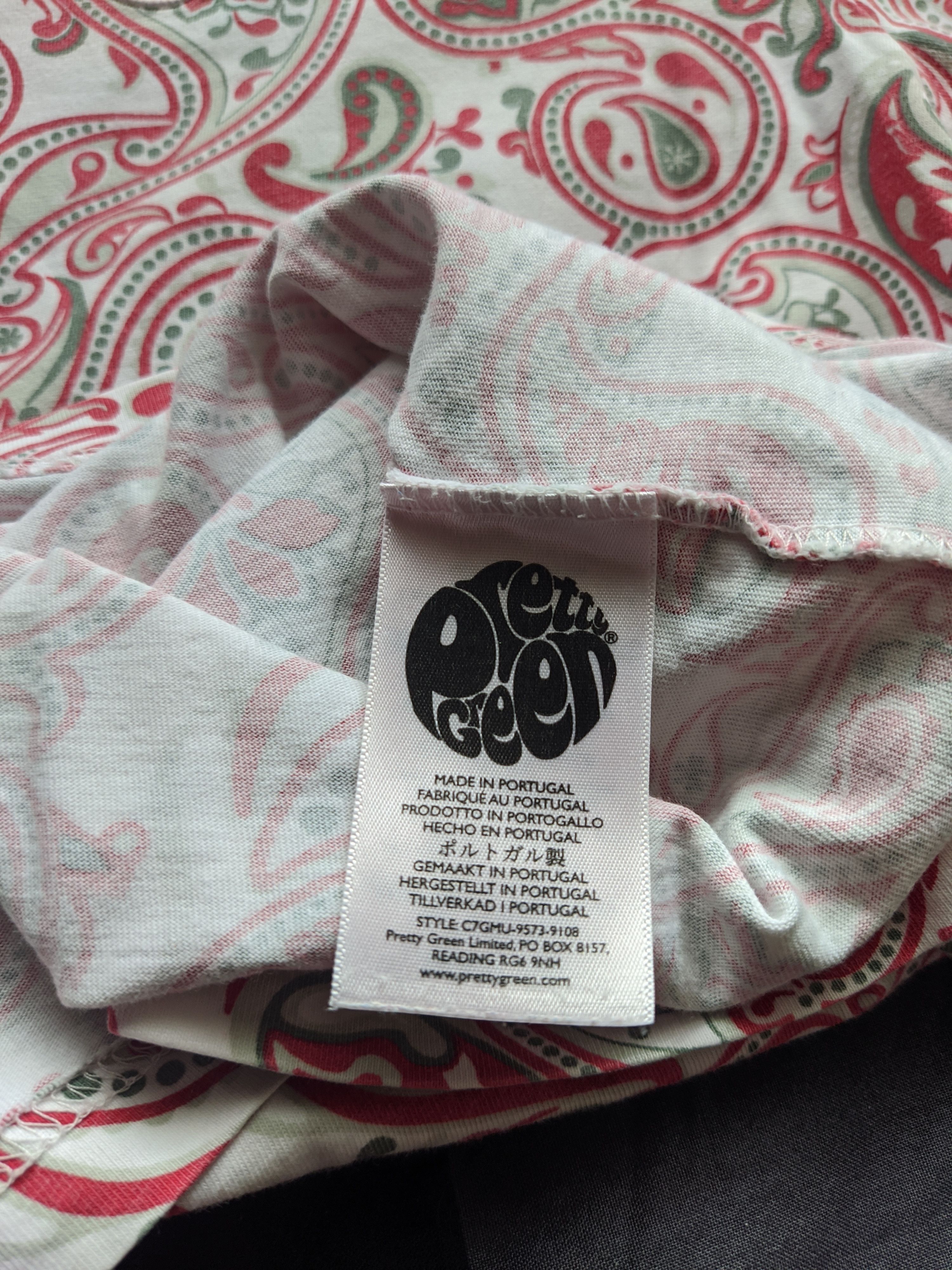 Pretty Green Pretty Green Abstract T-shirt Size US L / EU 52-54 / 3 - 6 Thumbnail