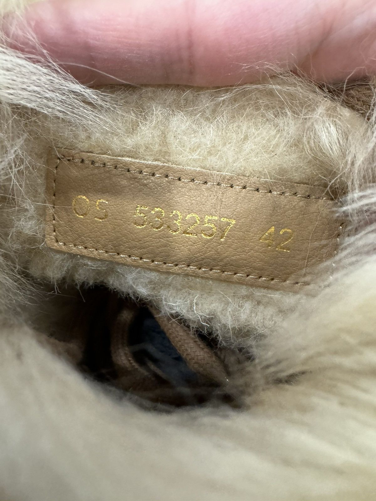Saint Laurent Paris Saint Laurent NEW Furry Lamb Fur Boots Size 46 Size US 9 / EU 42 - 8 Thumbnail