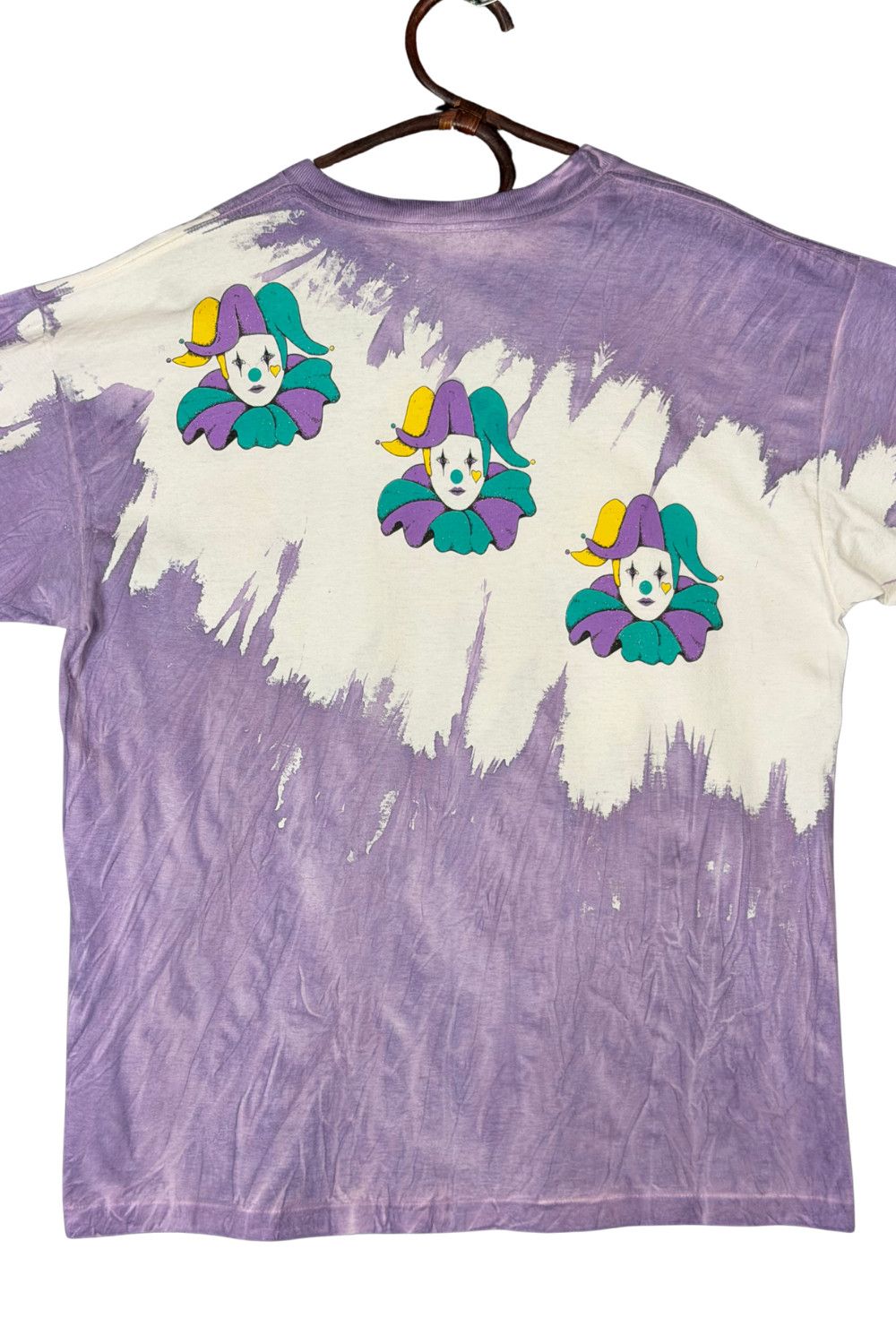Vintage Vintage 90s Tie Dye Jester Graphic Tee Made in USA Single Size US L / EU 52-54 / 3 - 10 Thumbnail