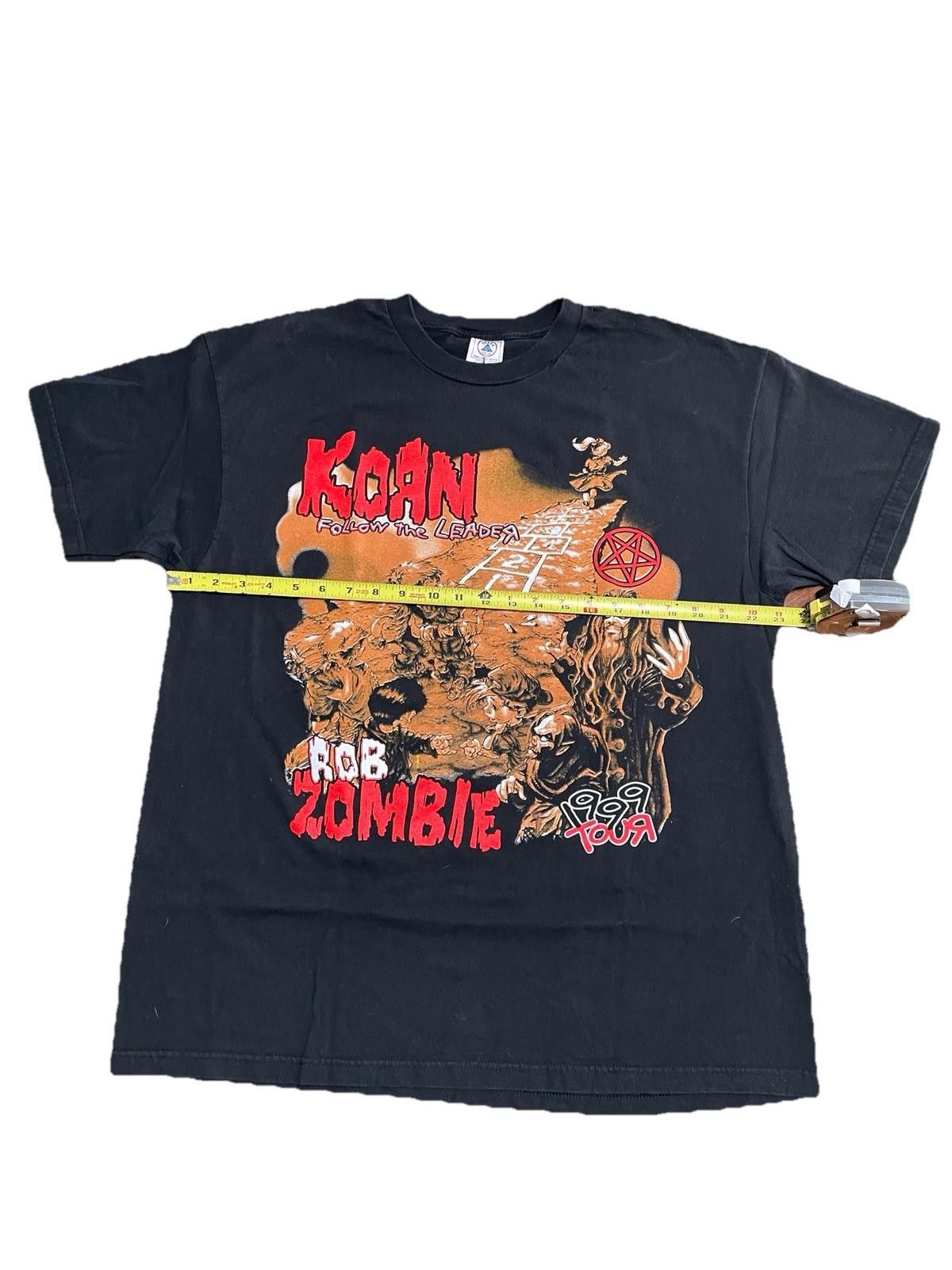 Delta Vintage 1999 Korn Rob Zombie Tour Size XL Y2K Size US XL / EU 56 / 4 - 4 Thumbnail